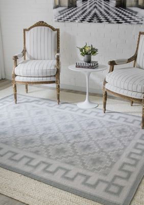 Erin Gates by Momeni Thompson 3 ft 6 in x 5 ft 6 in Area Rug, Grey, 4 x 6