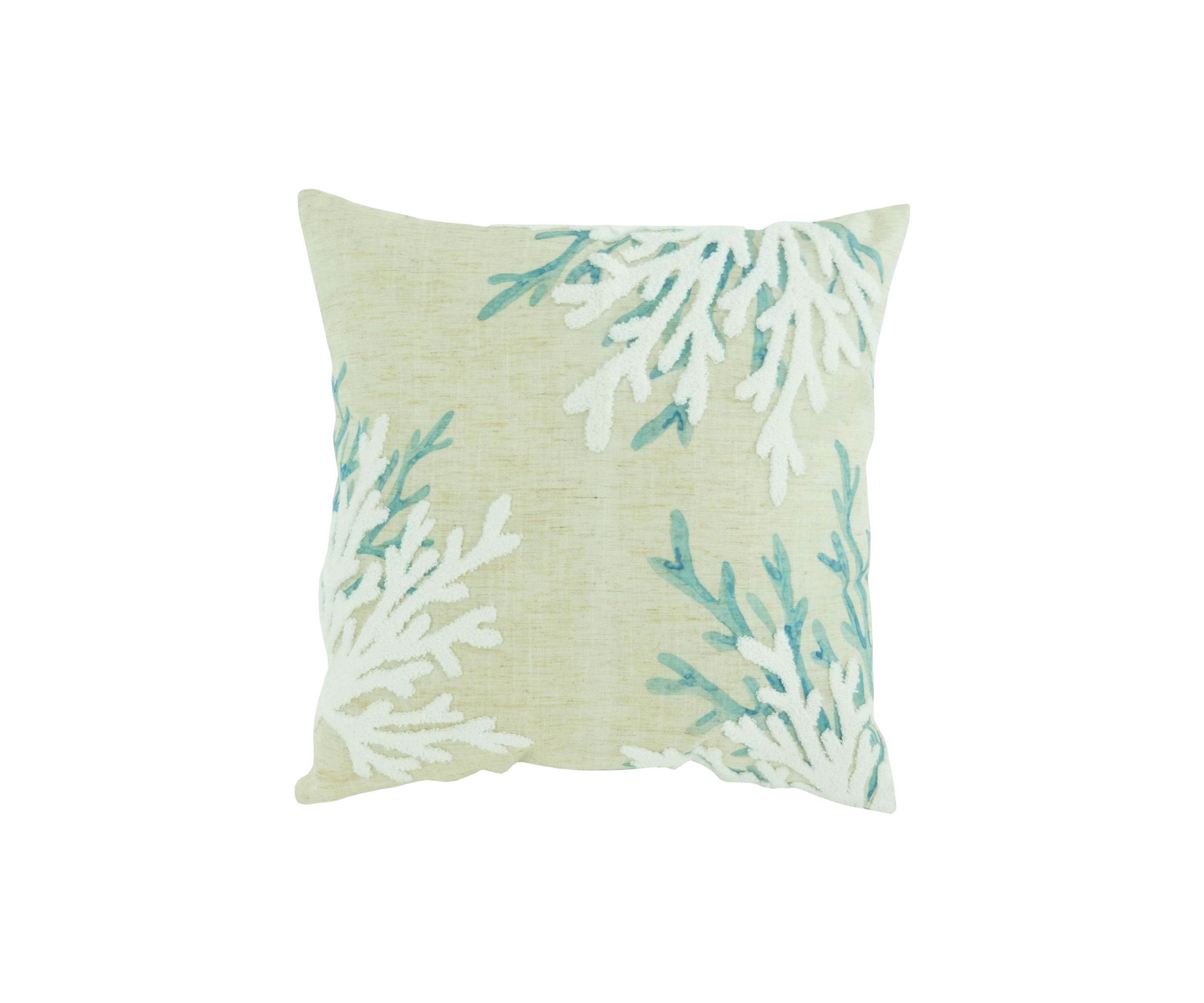 Coral Multi Throw Pillow