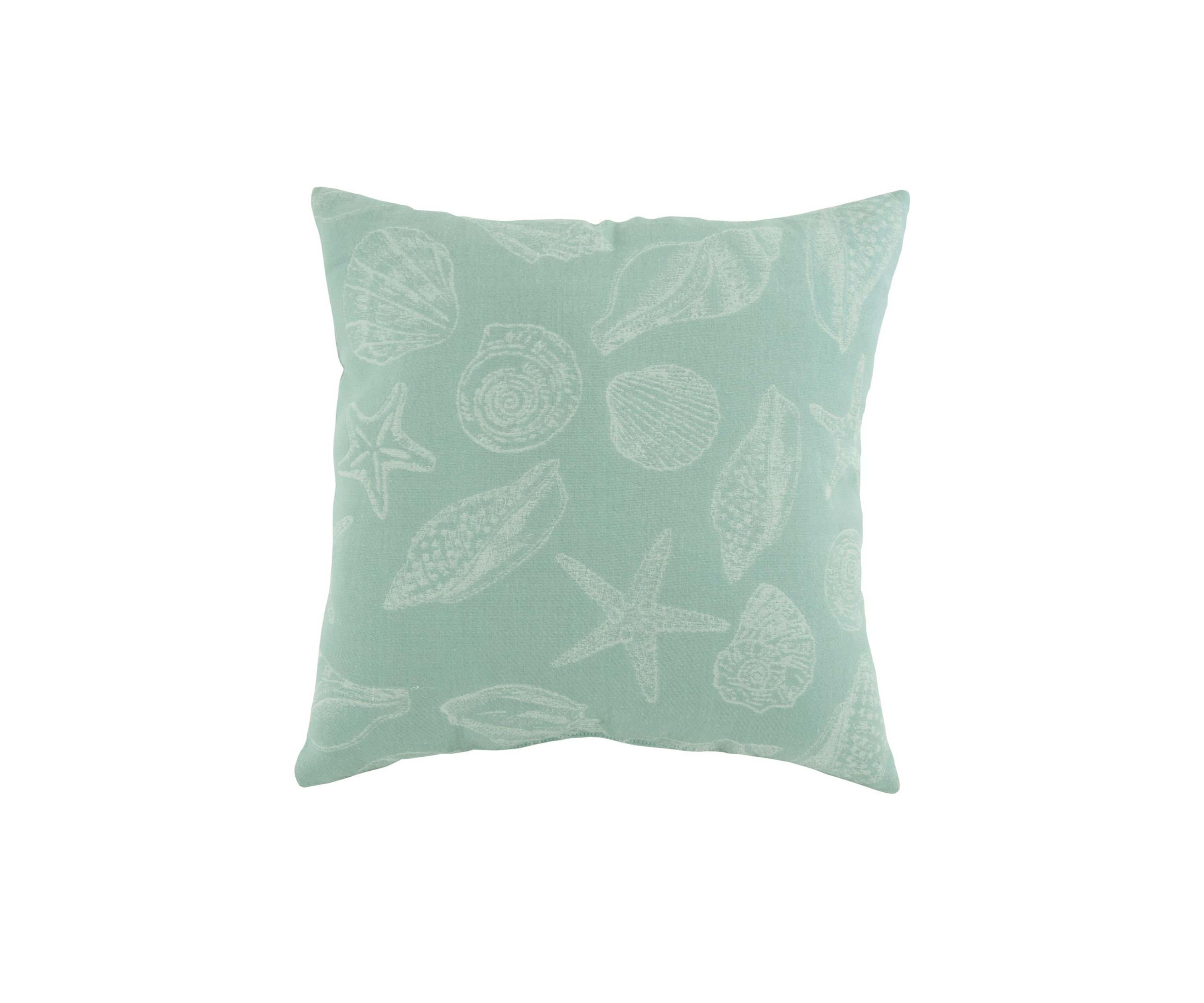 Shell Jacquard Throw Pillow