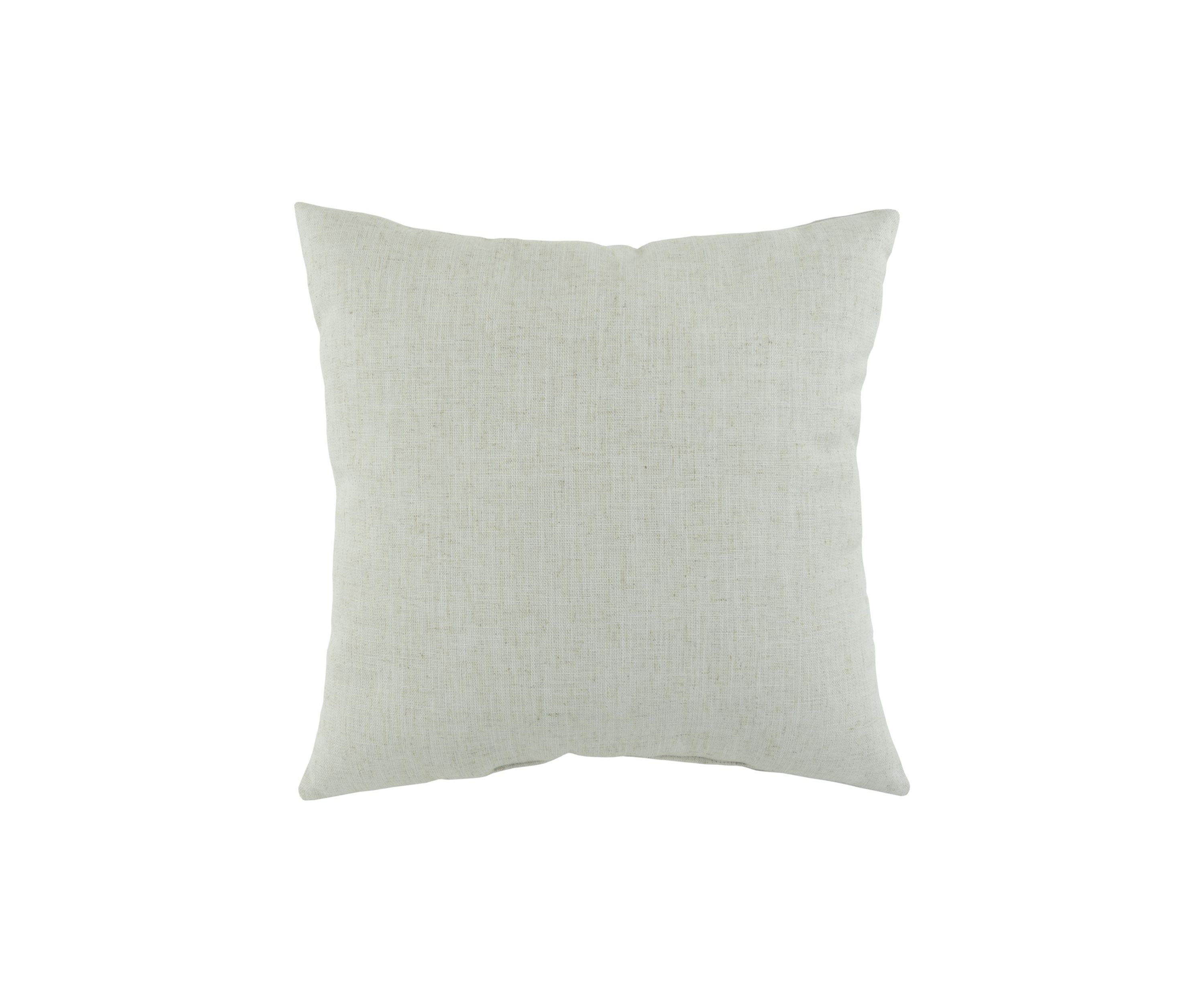 Neutral Stitched Throw Pillow