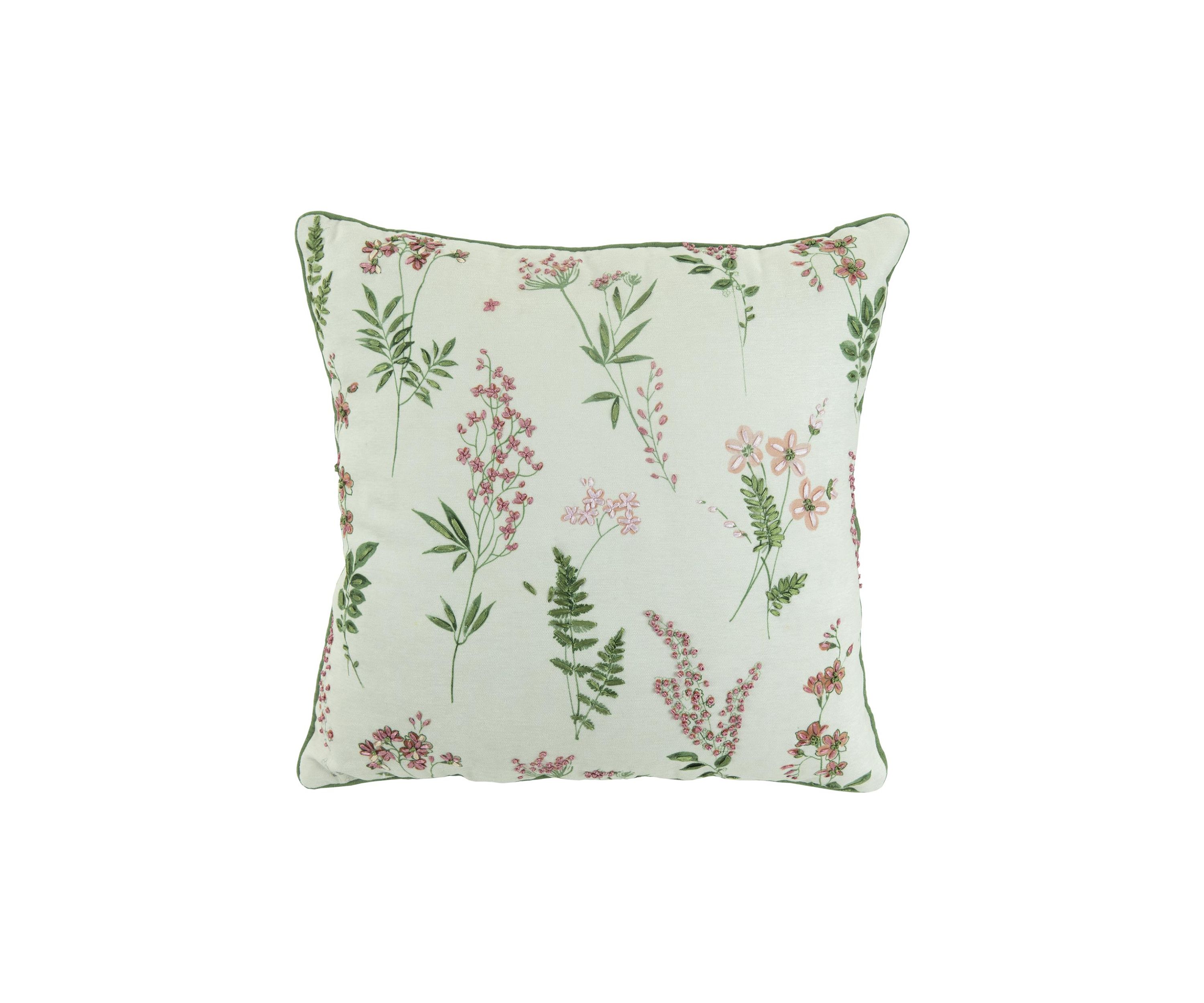 Fresh Picked Floral Throw Pillow