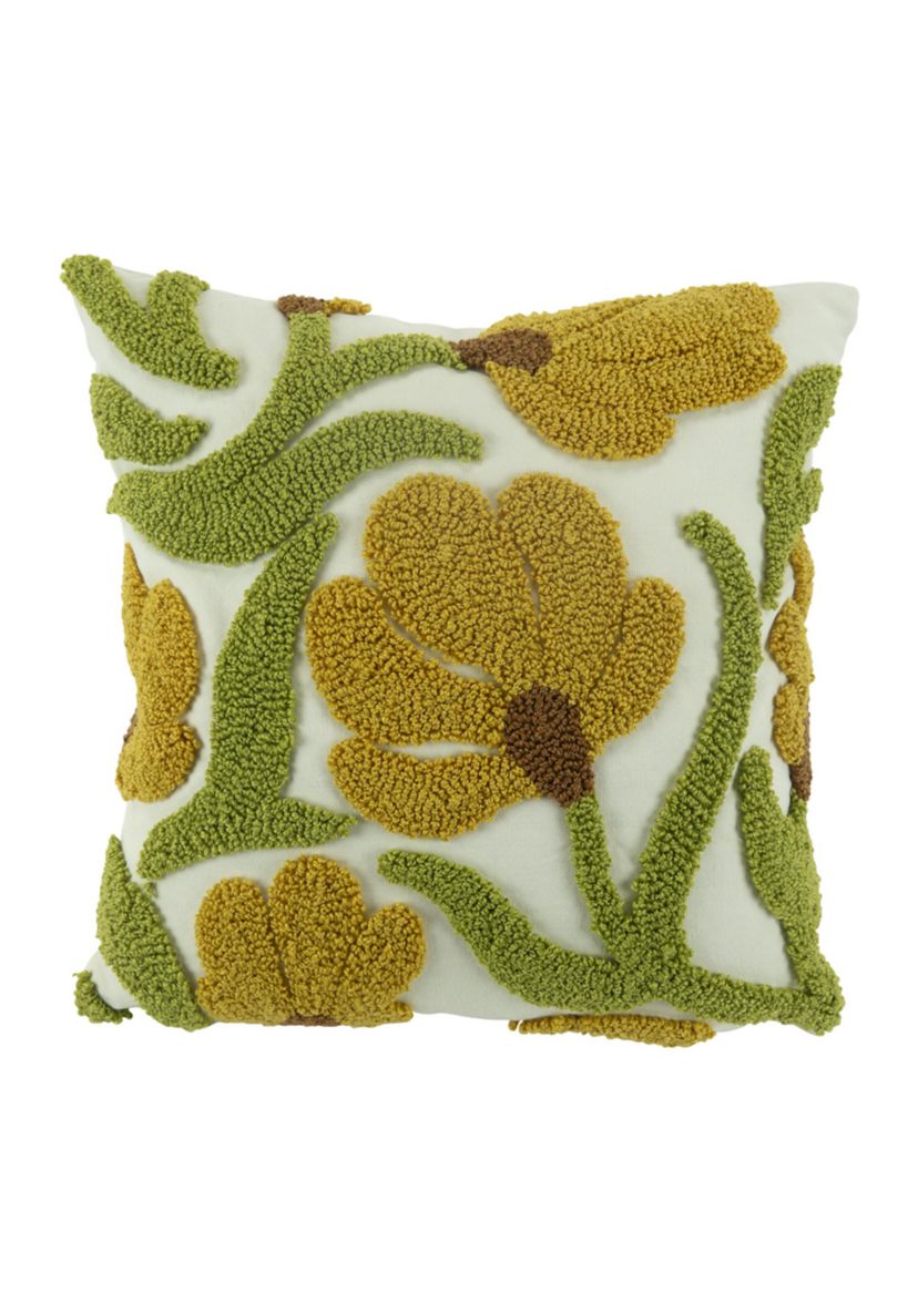 Textured Bloom Pillow