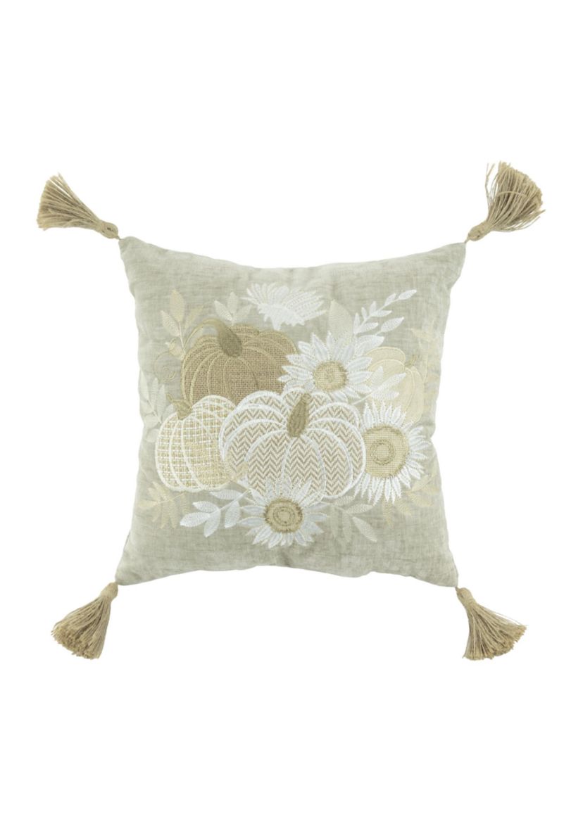 Sunflower Squash Throw Pillow