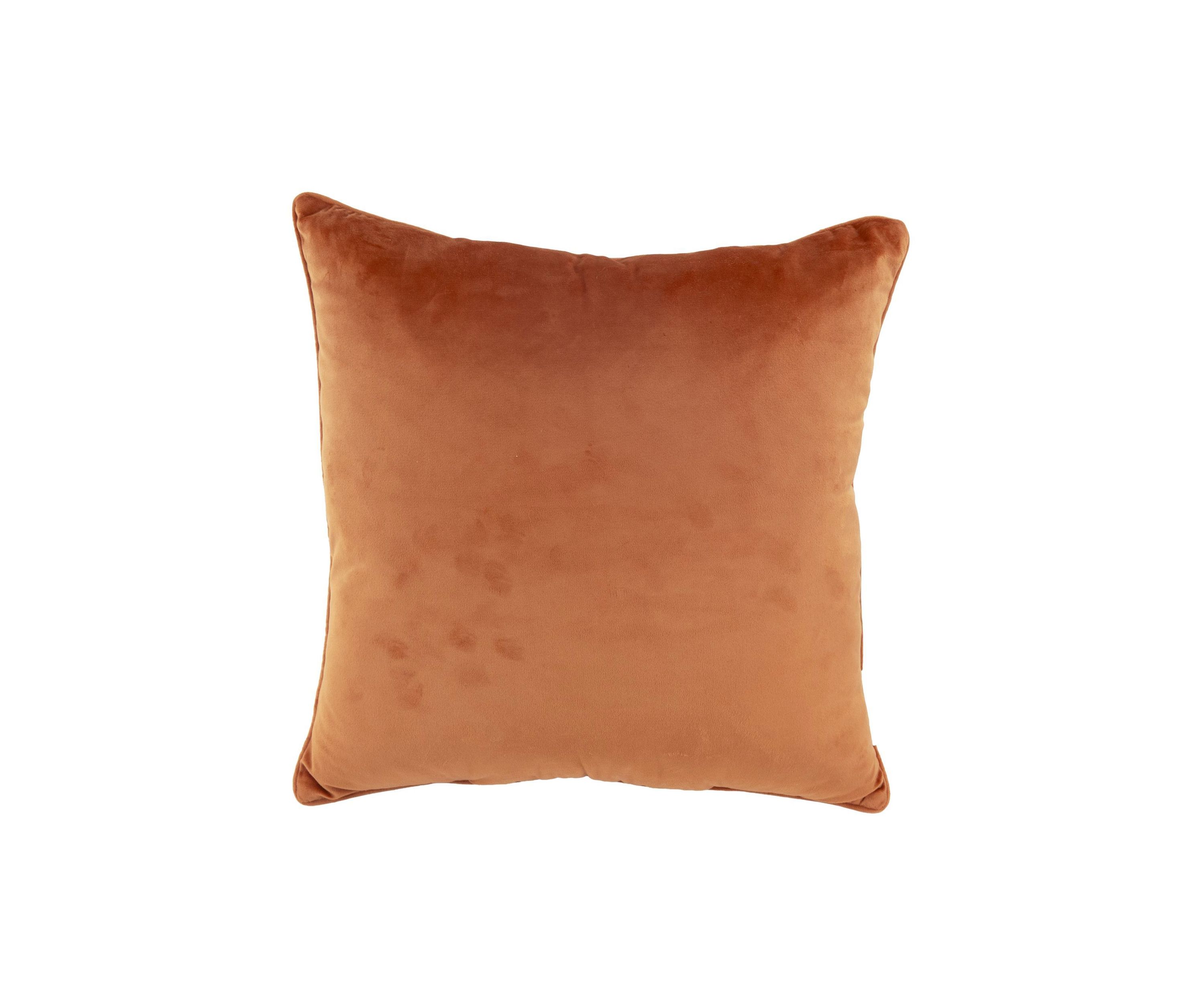 Blue Pumpkin Sunflower Throw Pillow