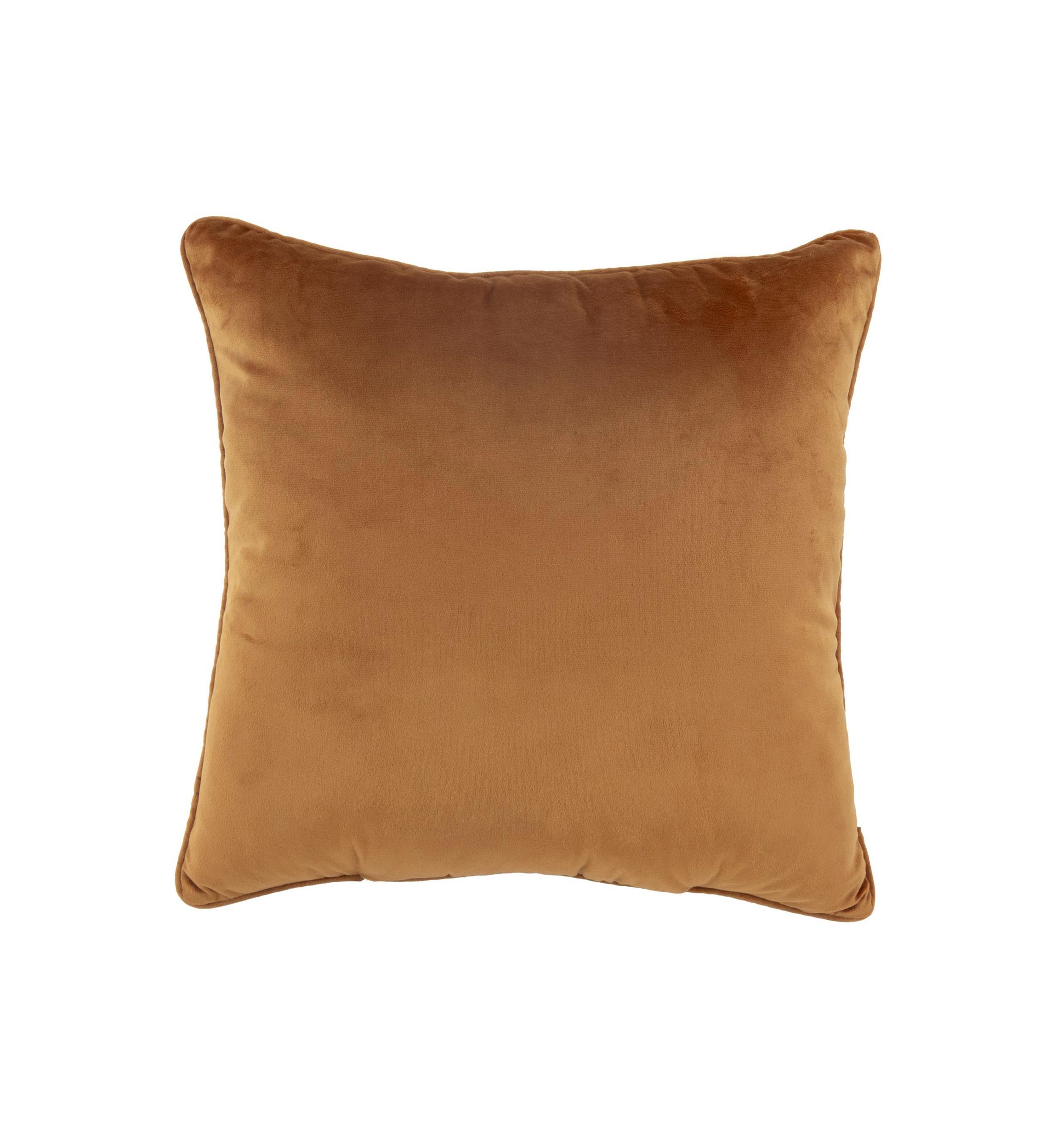 Orange Pumpkin Foulard Square Throw Pillow