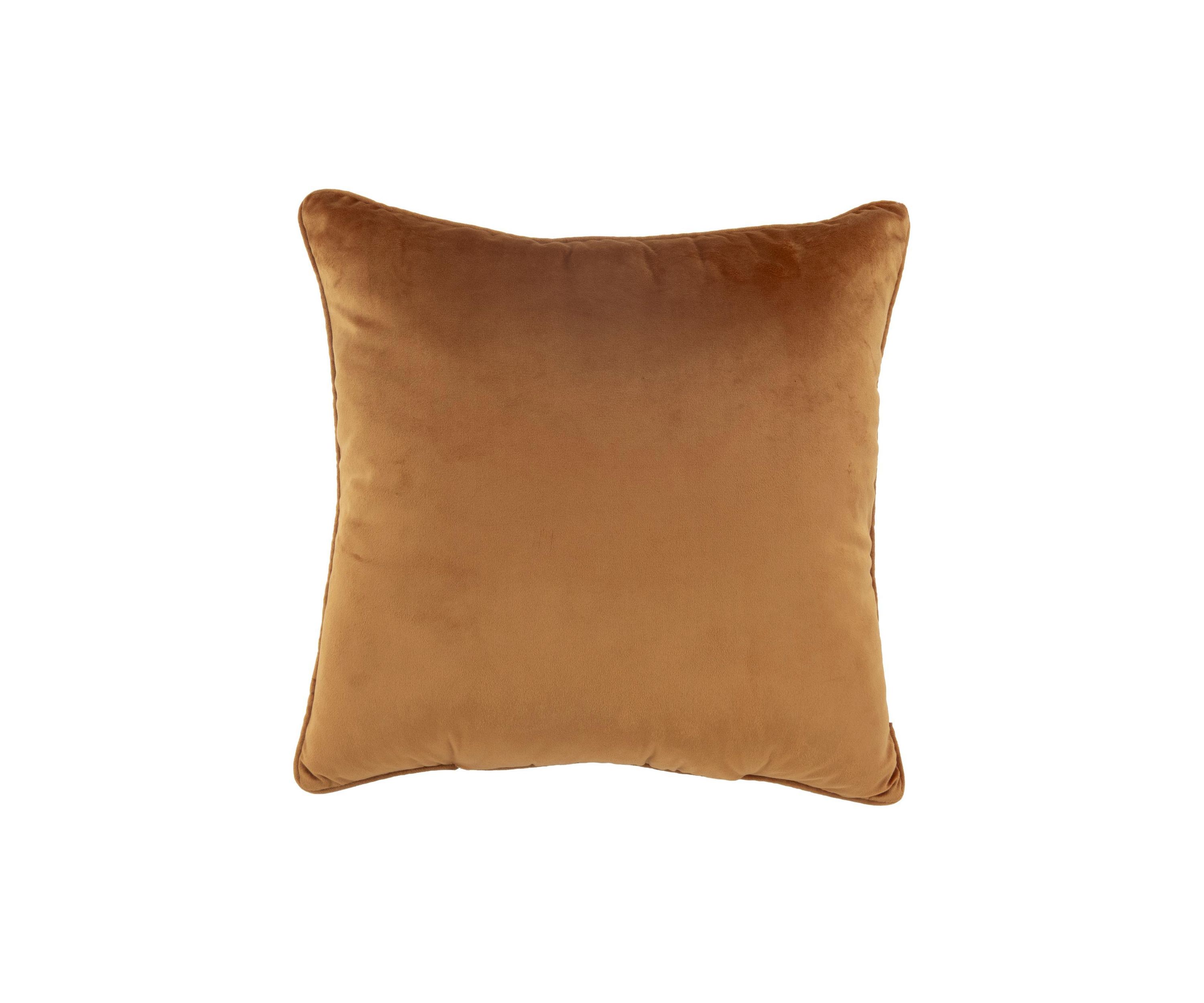 Orange Pumpkin Foulard Square Throw Pillow