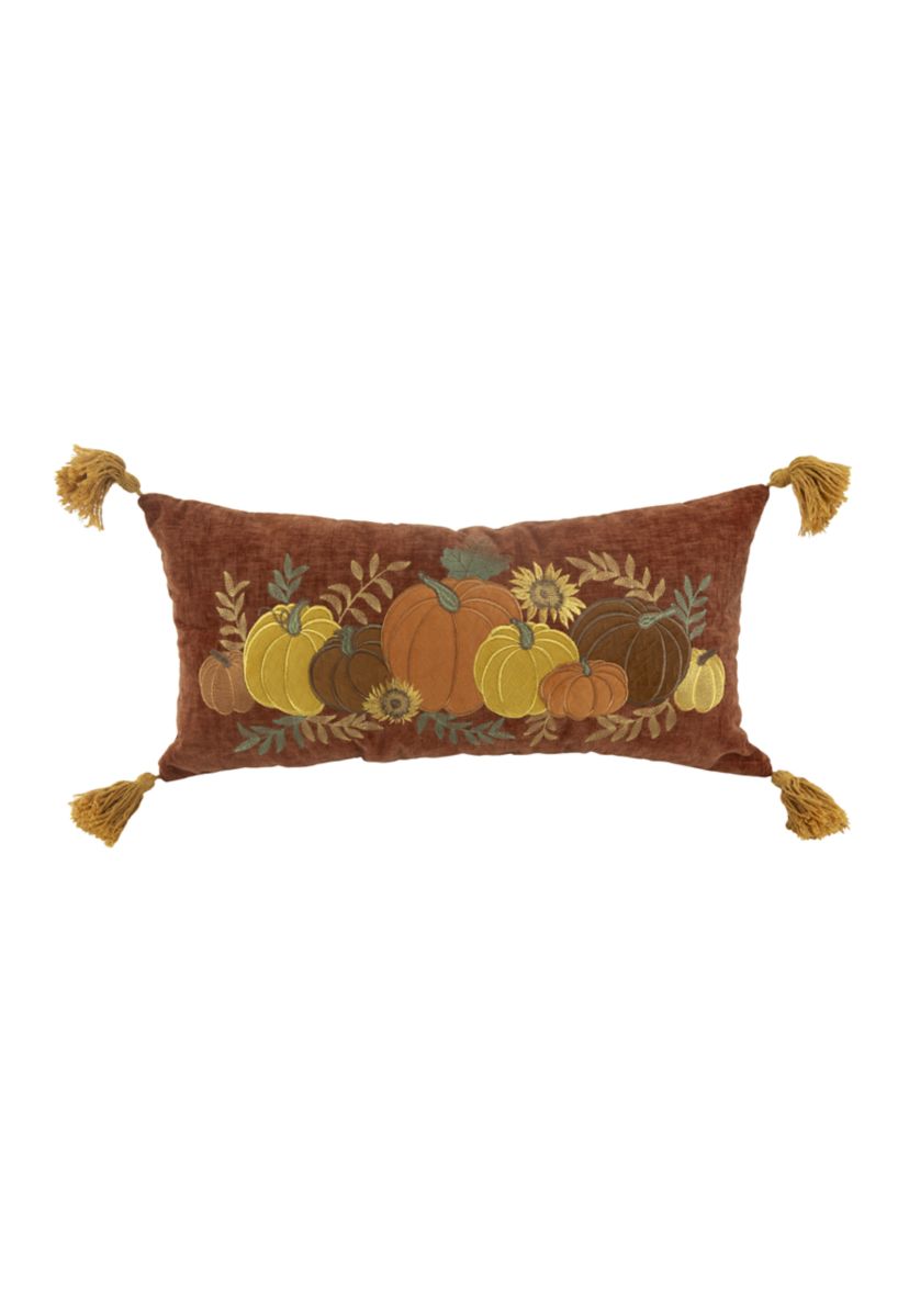Pumpkin Spice Lumbar Pillow