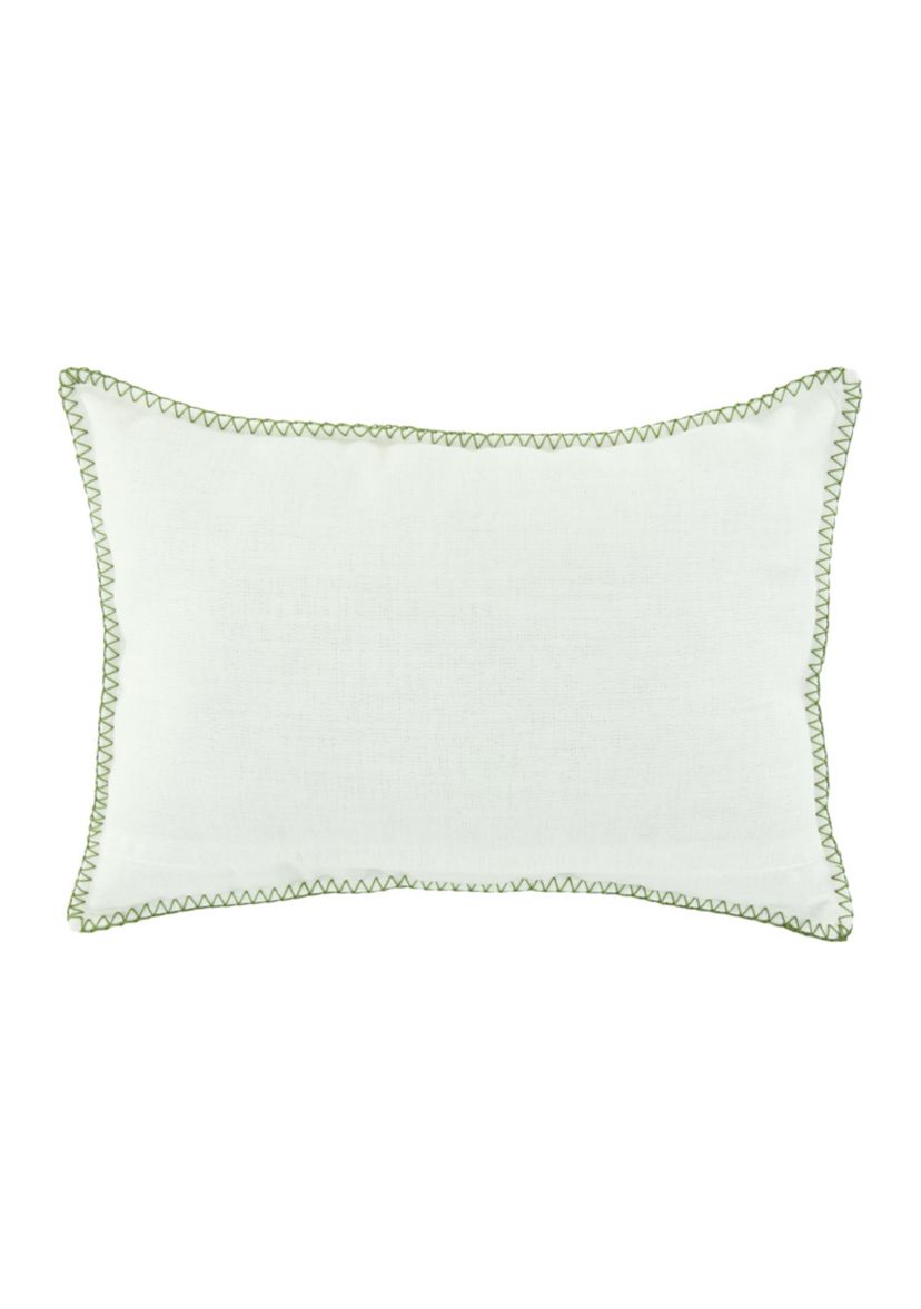 Stitched Holiday Tree Pillow