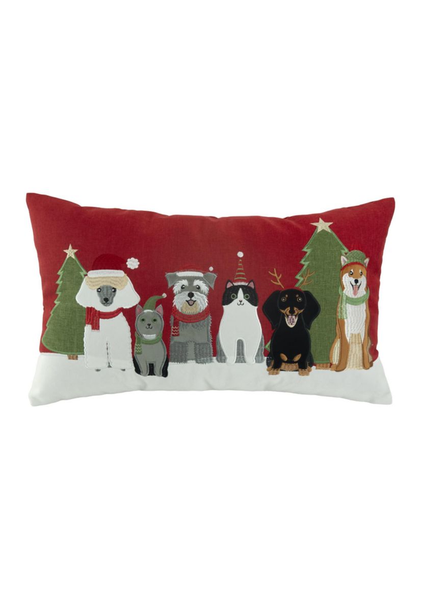 Holiday Dog & Cat Pillow 