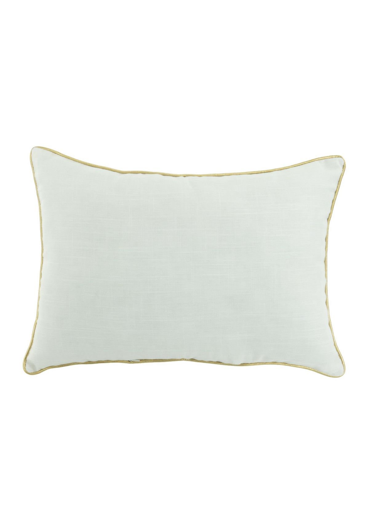Gold Stitched Tree Sketch Pillow