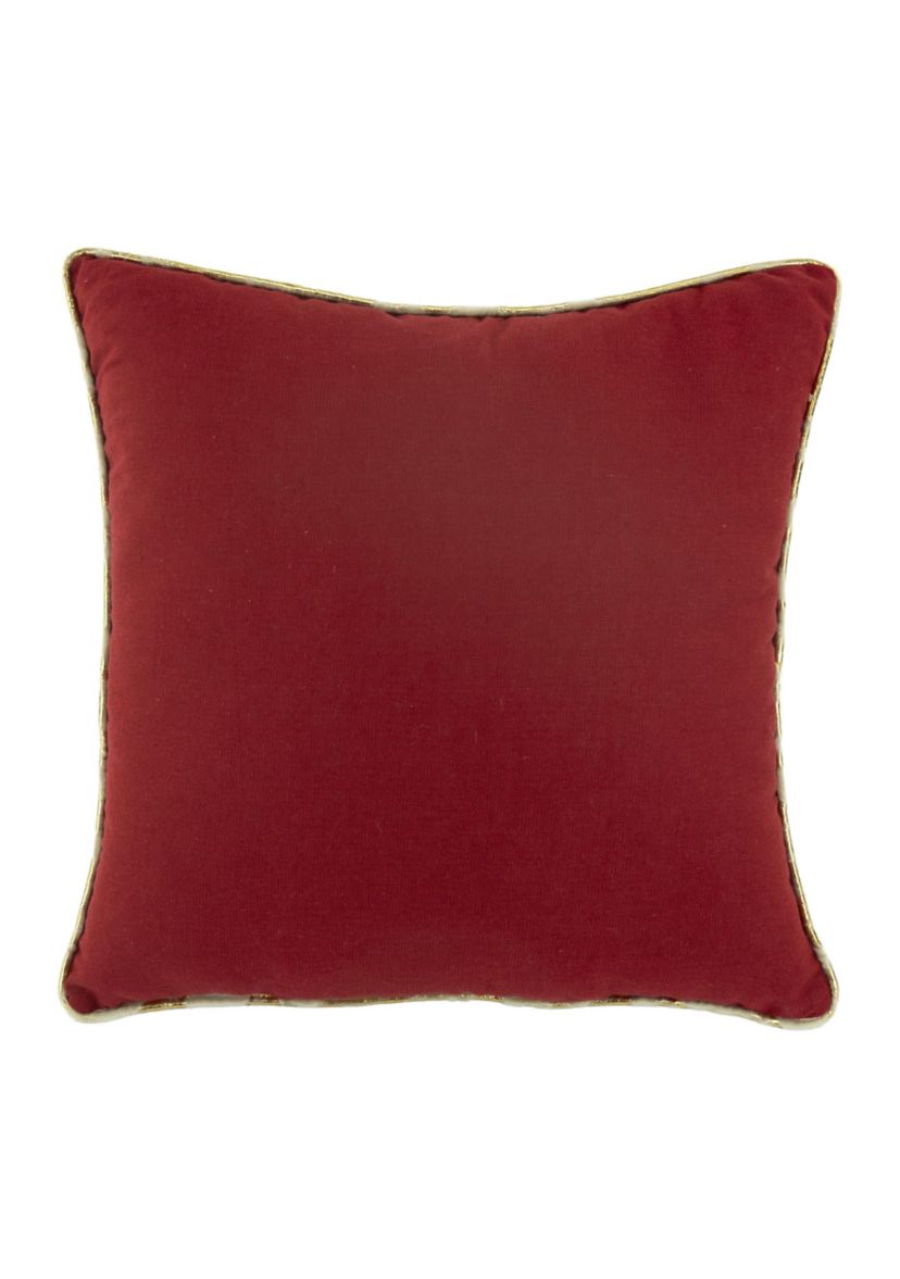 Cardinal Wreath Pillow