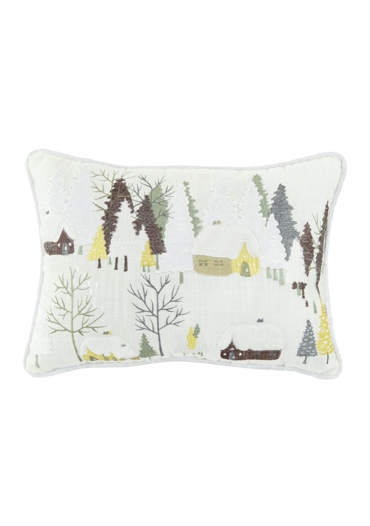 Christmas Village Throw Pillow