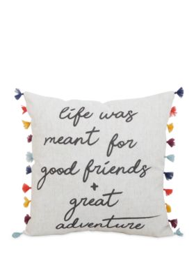 Arlee Home Fashions Inc.™ Great Adventure Throw Pillow | belk