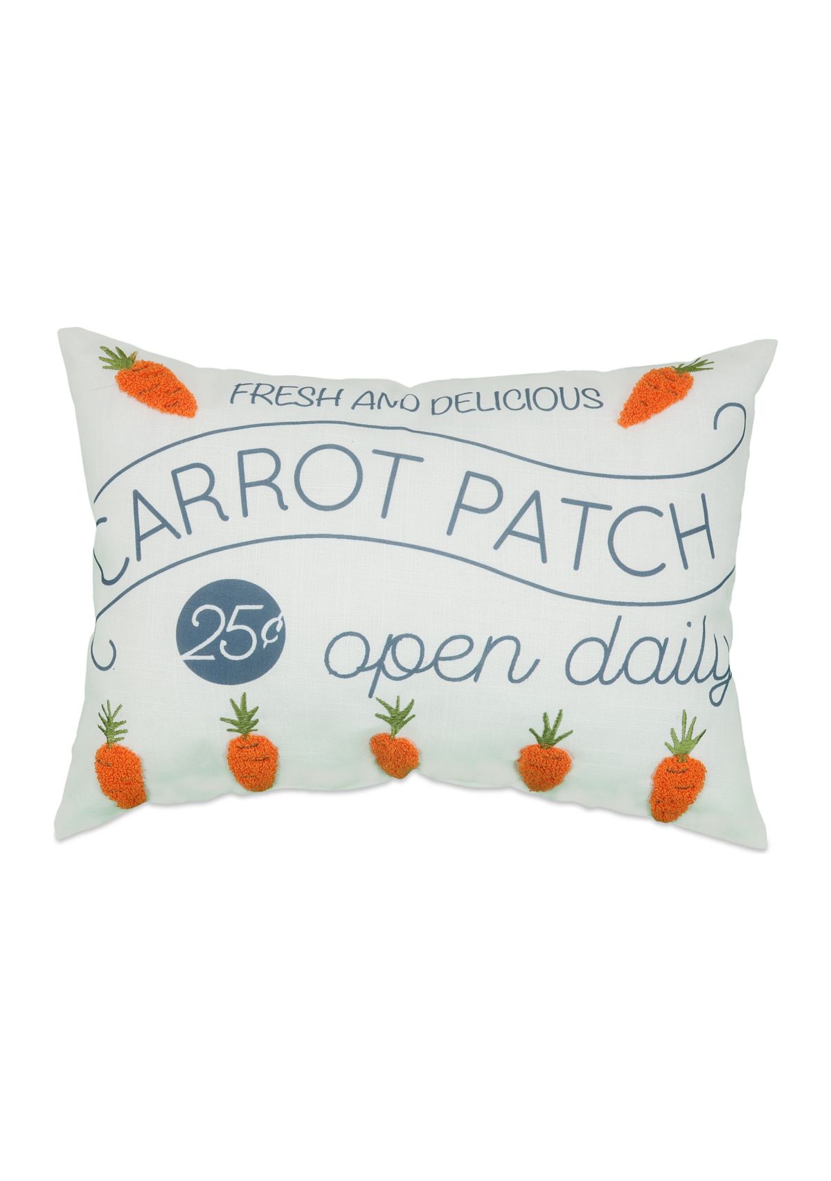 Carrot Patch Pillow