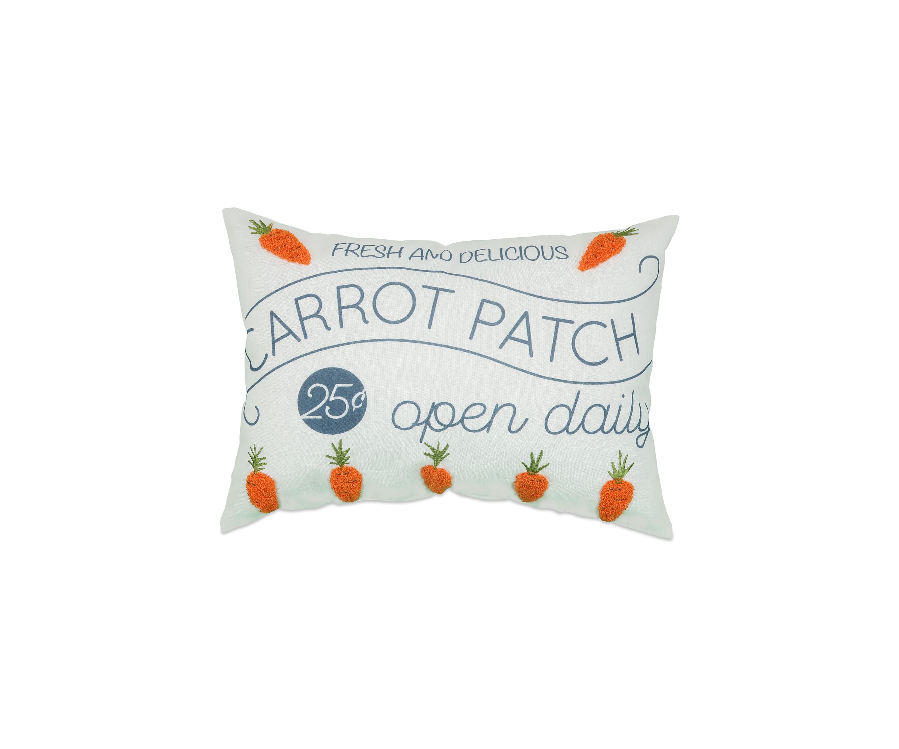 Carrot Patch Pillow