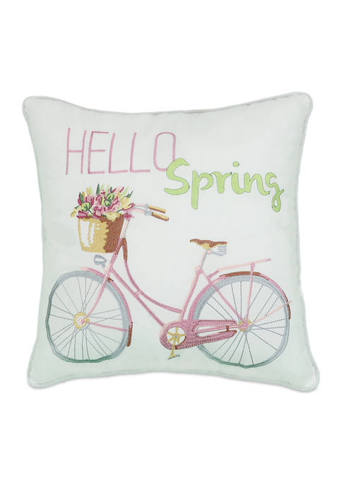 Arlee Home Fashions Inc.™ Spring Bike Pillow