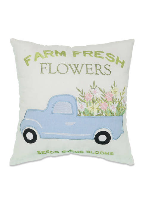 Arlee Home Fashions Inc.™ Farm Fresh Flowers Pillow