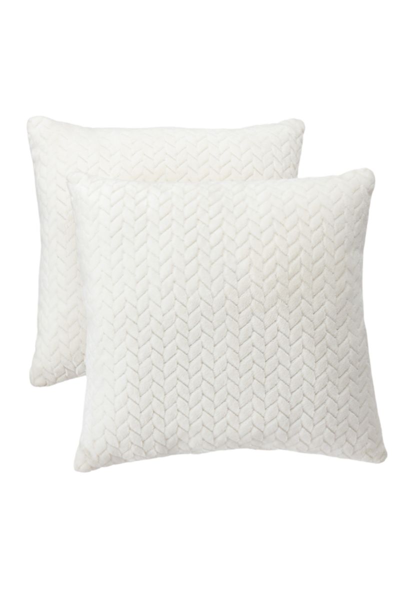  2 Pack of Plush Pillows 