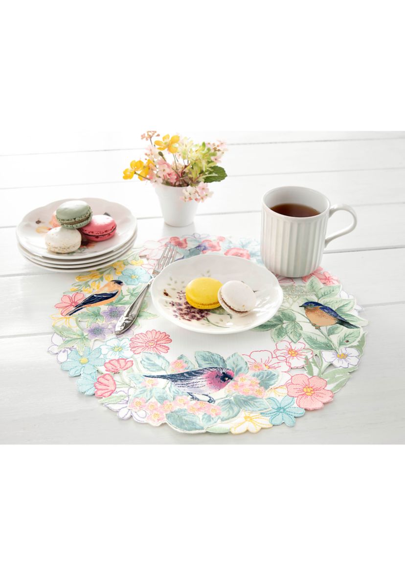Butterfly Meadow Flutter Cutwork Placemat