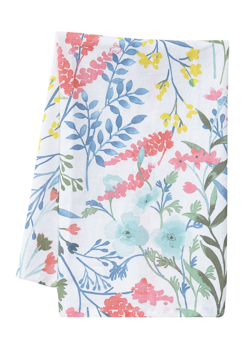 Feral Flower Printed Kitchen Towel
