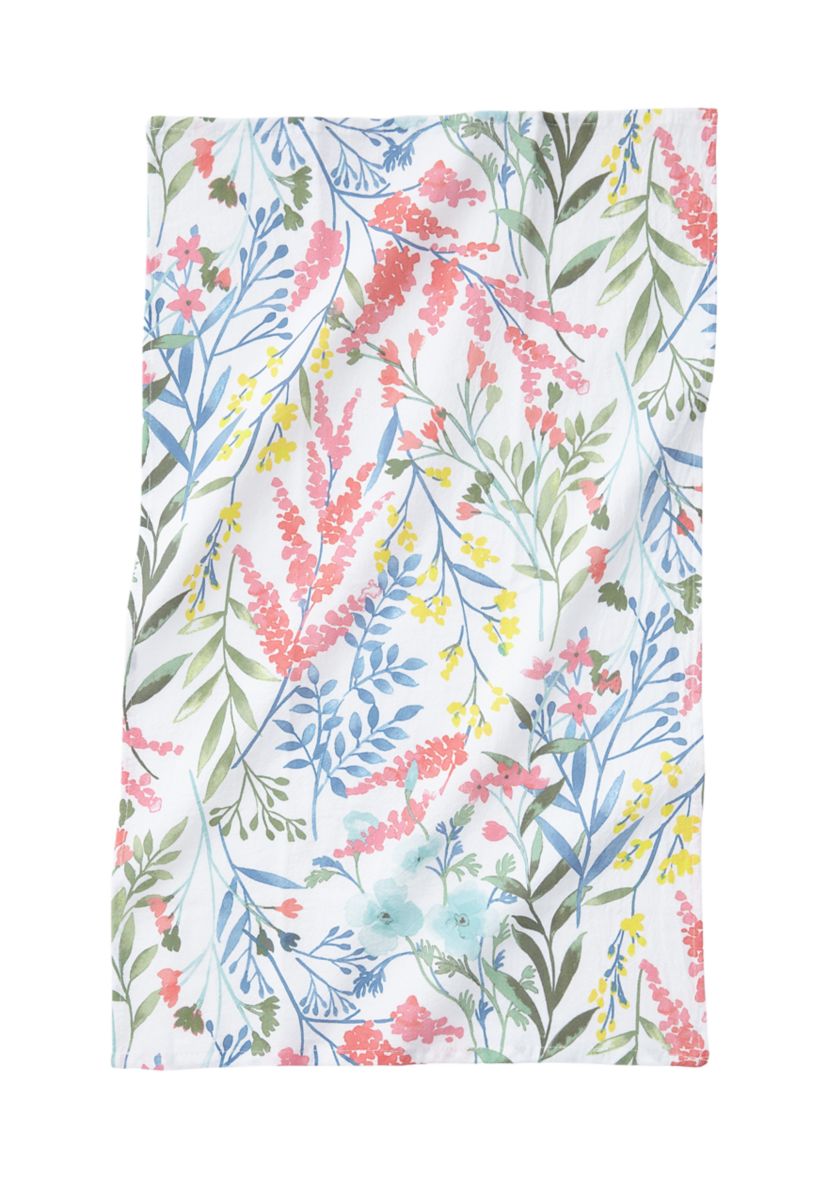 Feral Flower Printed Kitchen Towel