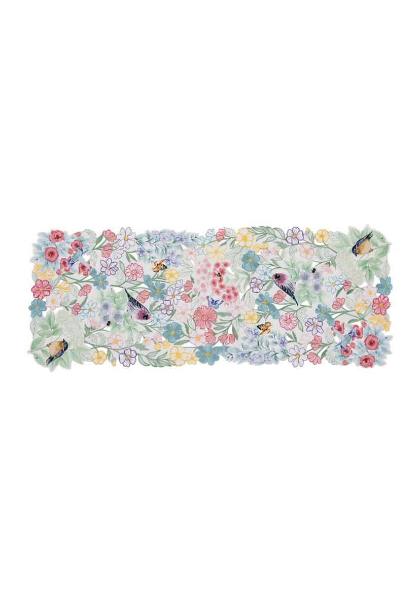 Butterfly Meadow Cutwork Centerpiece 