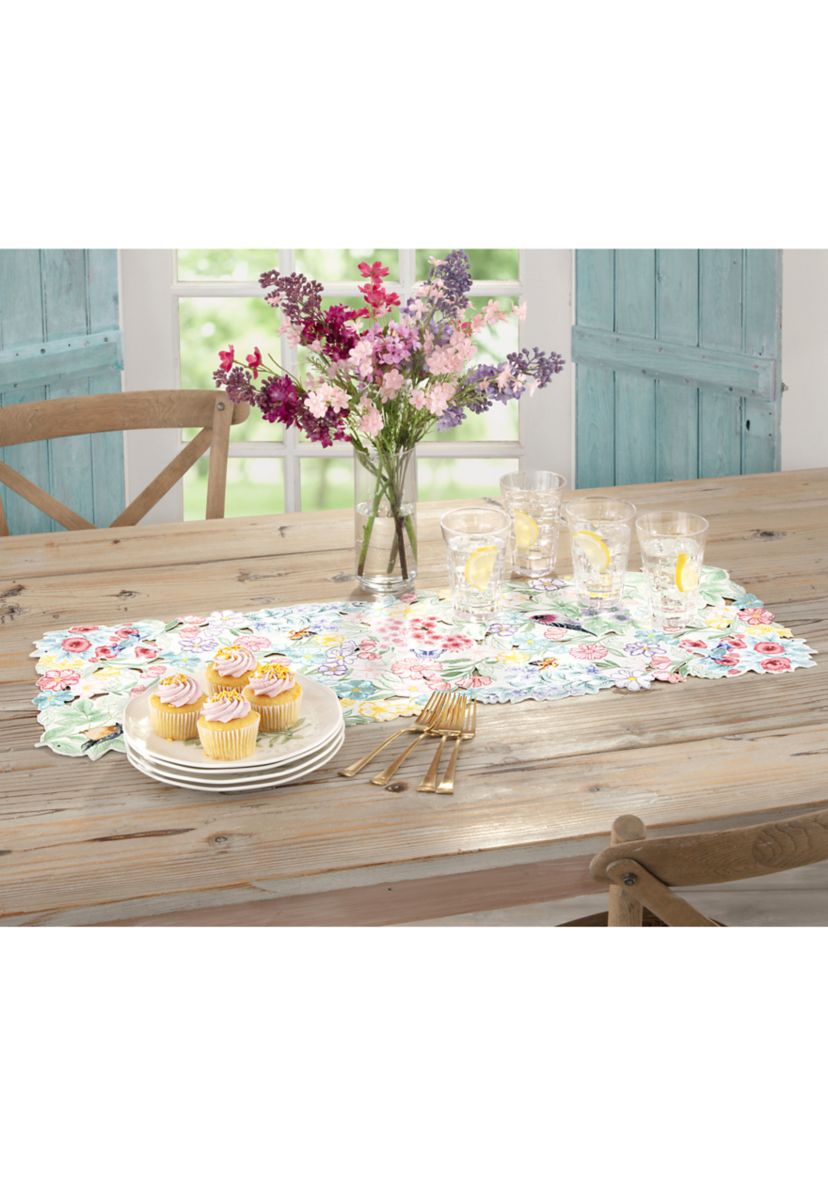 Butterfly Meadow Cutwork Centerpiece 