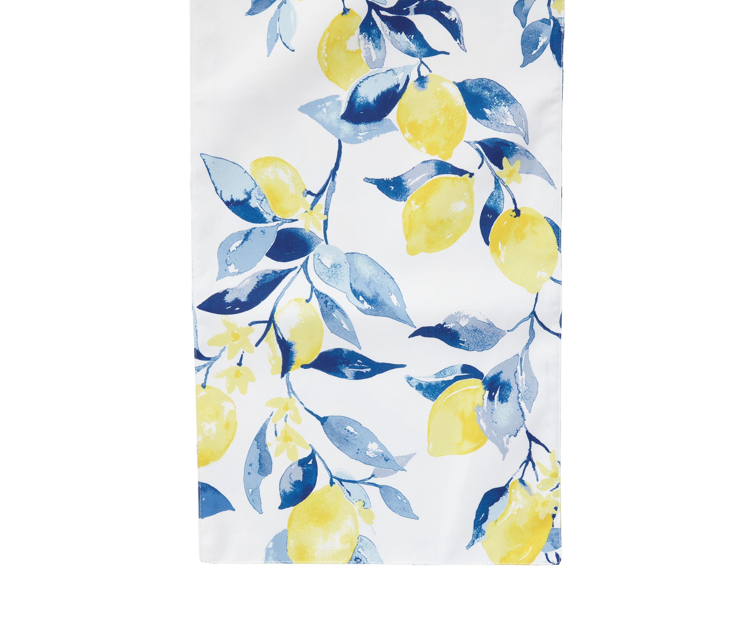 Limoncello Blue Printed Table Runner