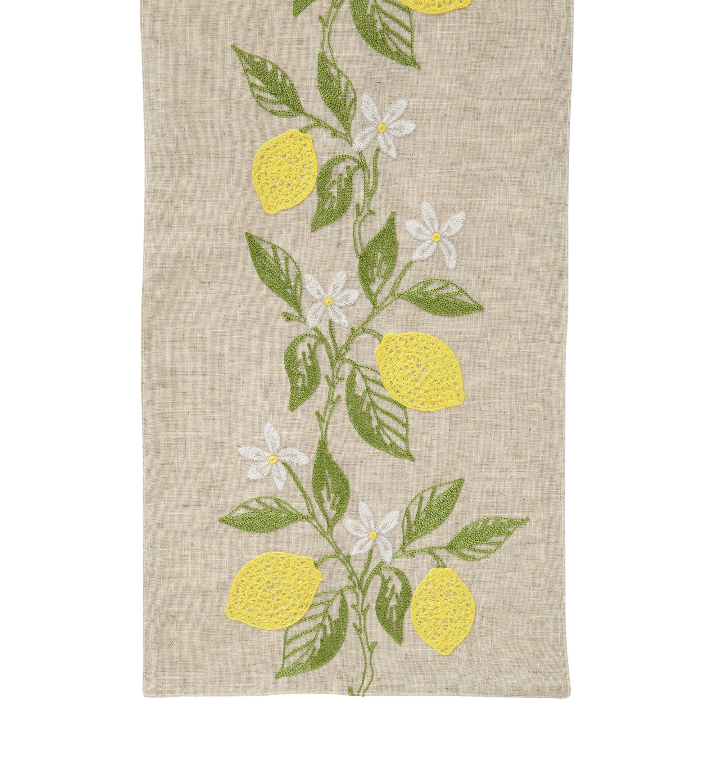 Lemon Vines Table Runner