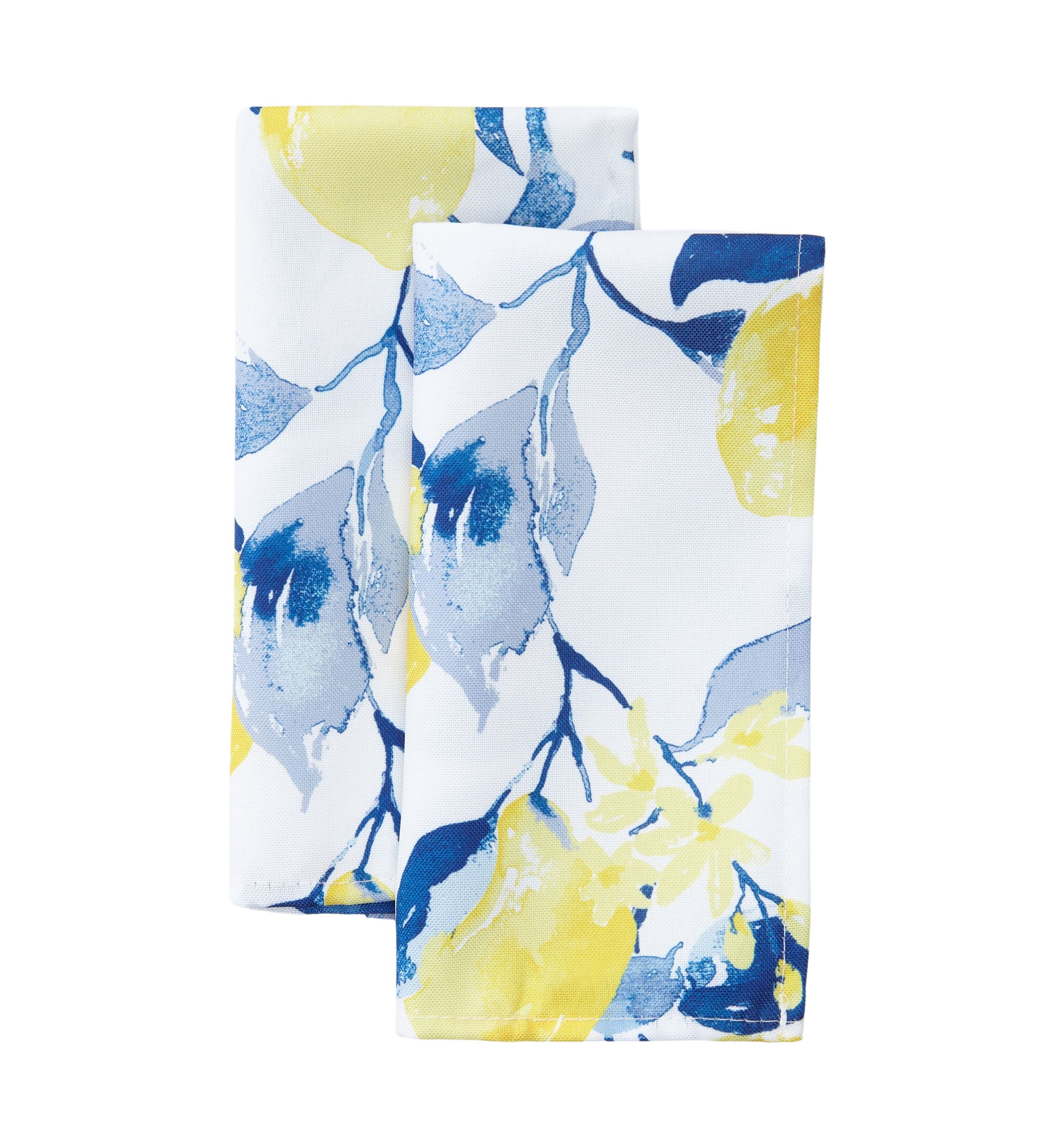 Limoncello Blue Printed Set of 2 Napkins