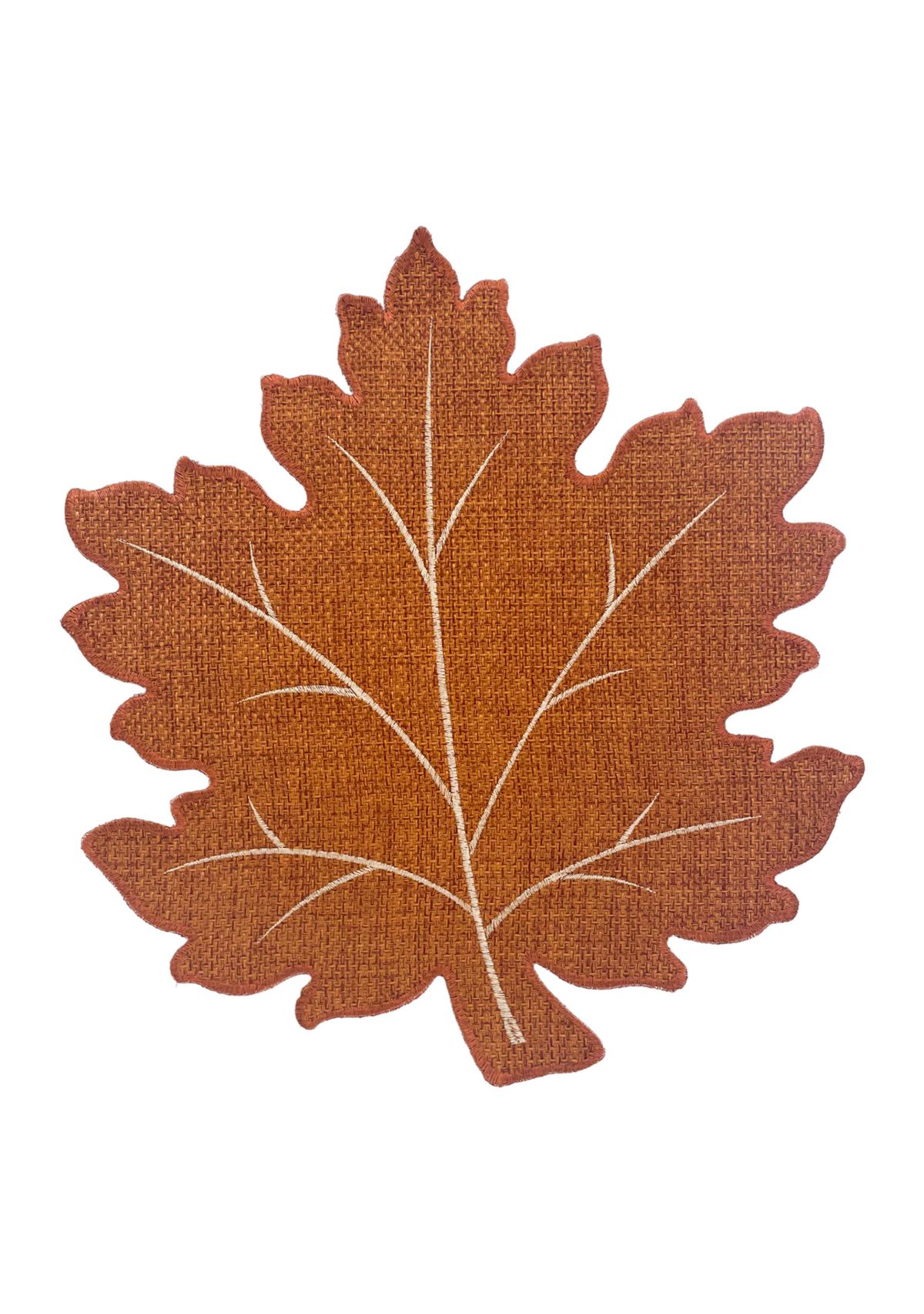 Textured Foglia Leaf Placemat