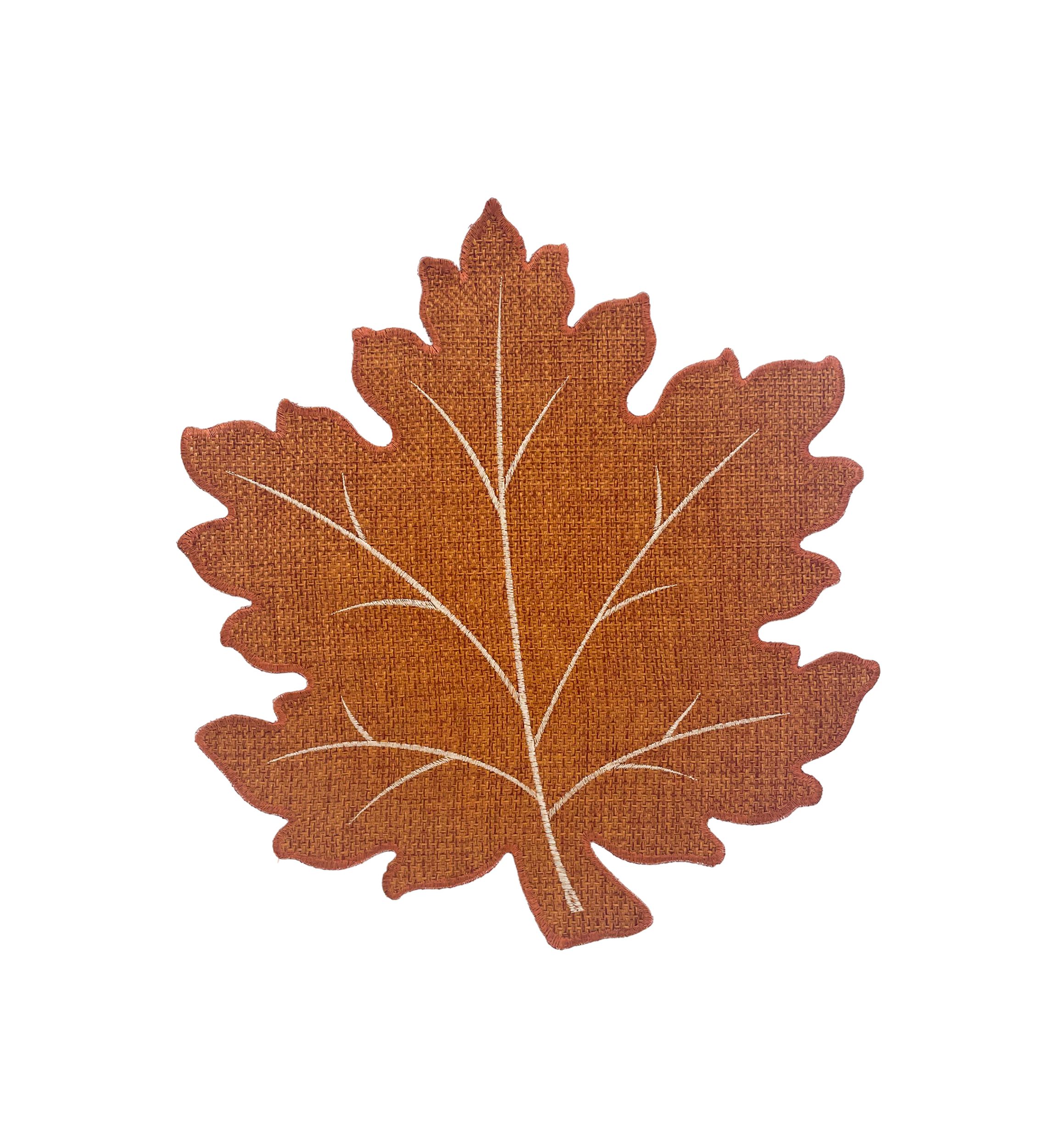 Textured Foglia Leaf Placemat