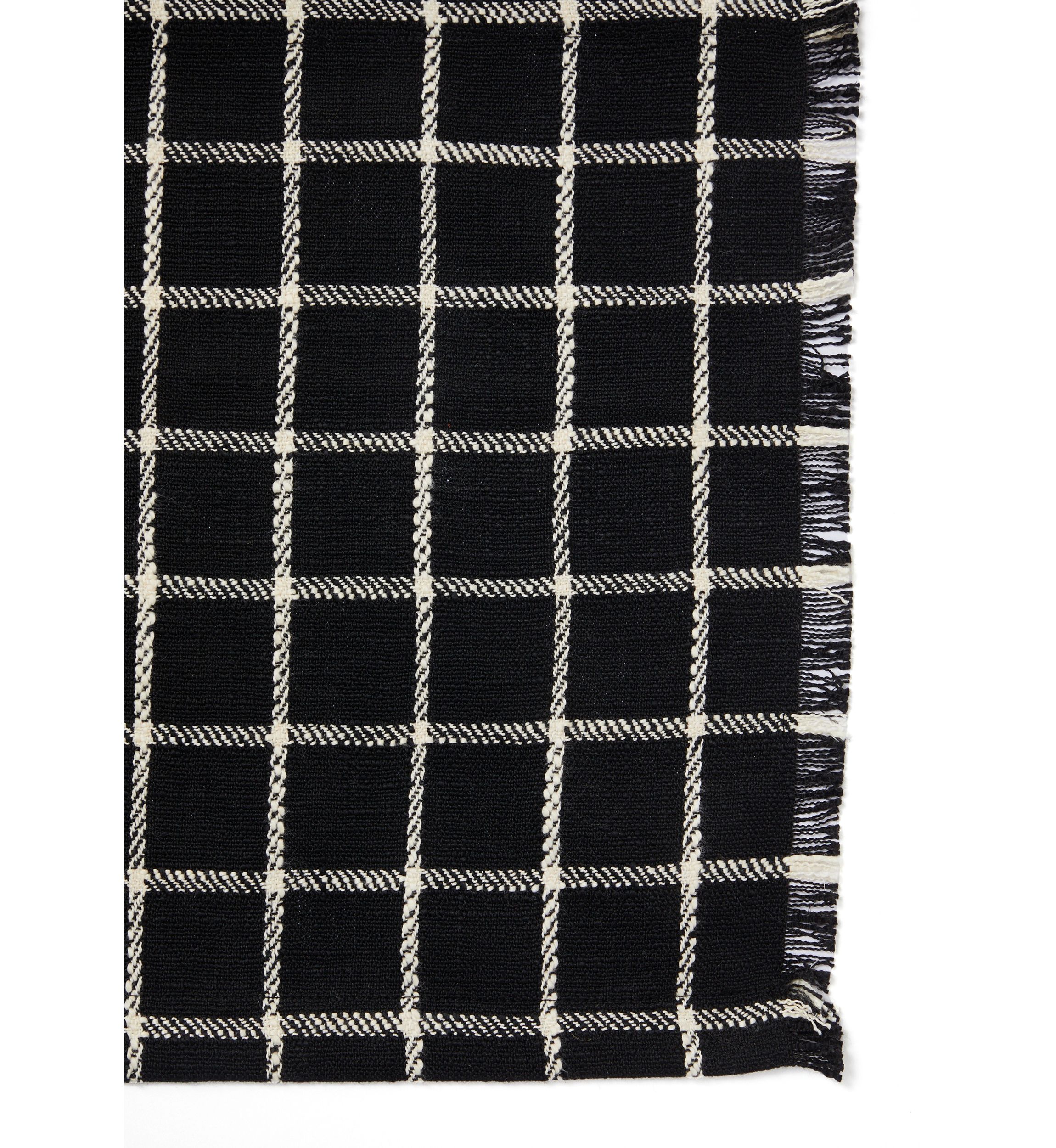 Black and White Grid Placemat