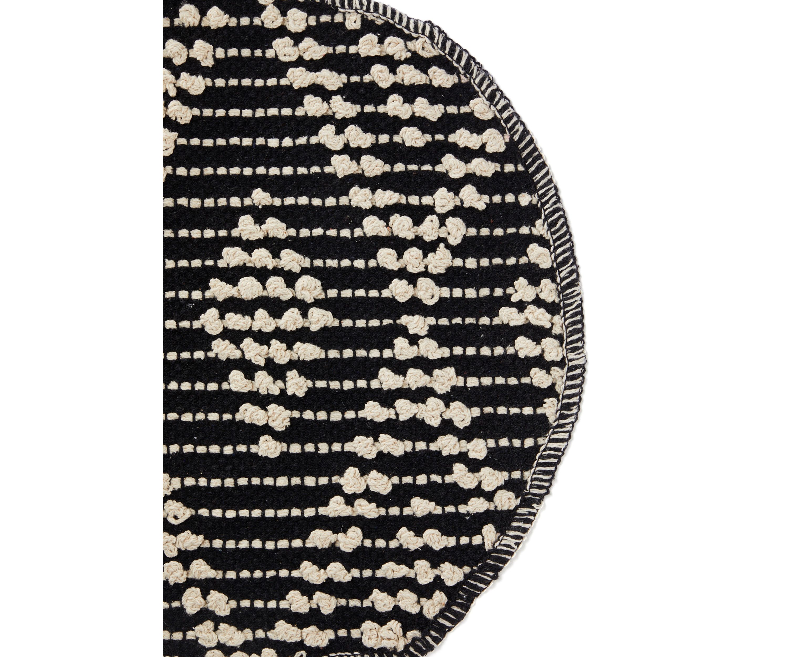 Black and White Textured Pickens Placemat