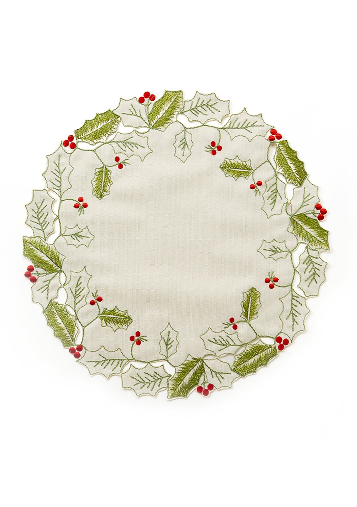 Holiday Vine Cutwork Placemat