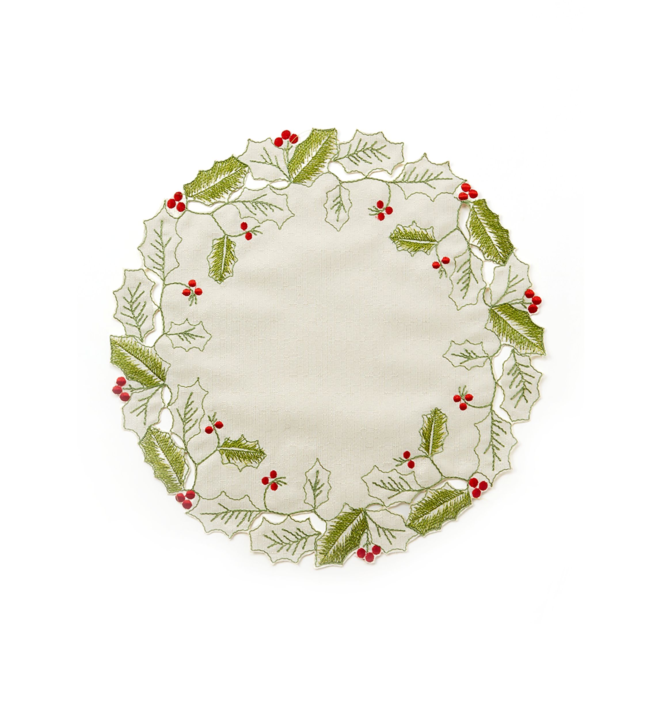 Holiday Vine Cutwork Placemat