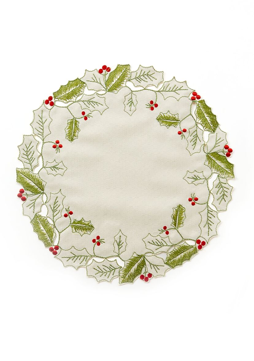 Holiday Vine Cutwork Placemat