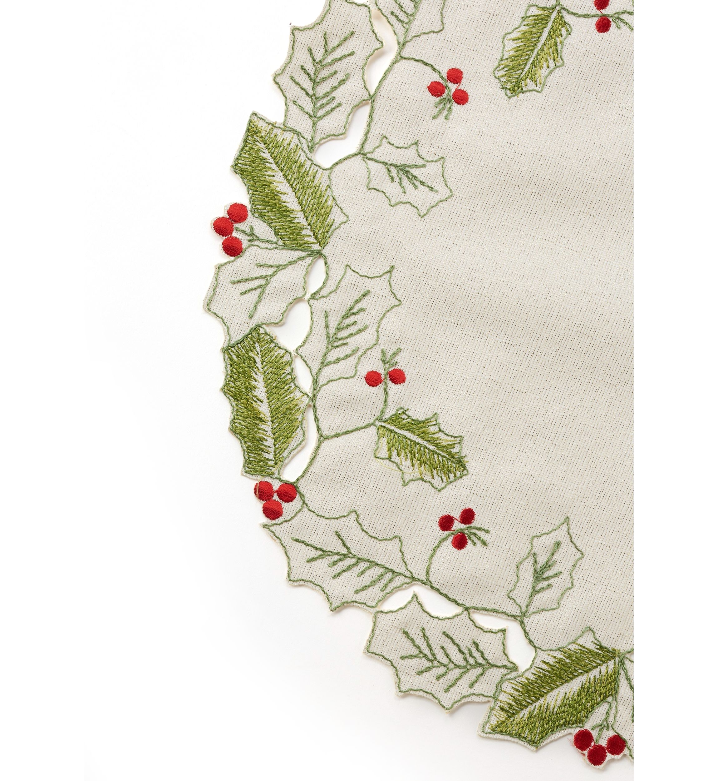 Holiday Vine Cutwork Placemat