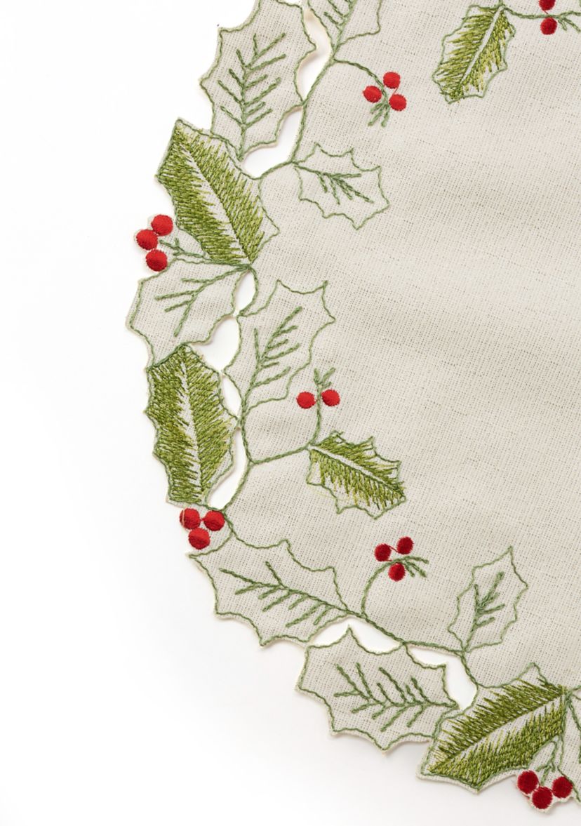 Holiday Vine Cutwork Placemat