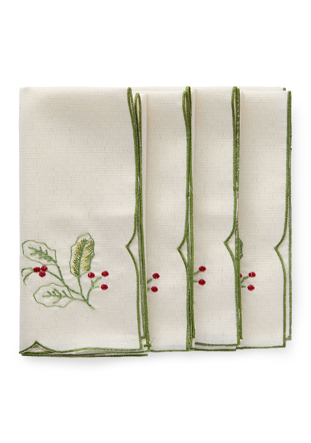 Lenox Holiday Vine Cutwork Napkin Set 