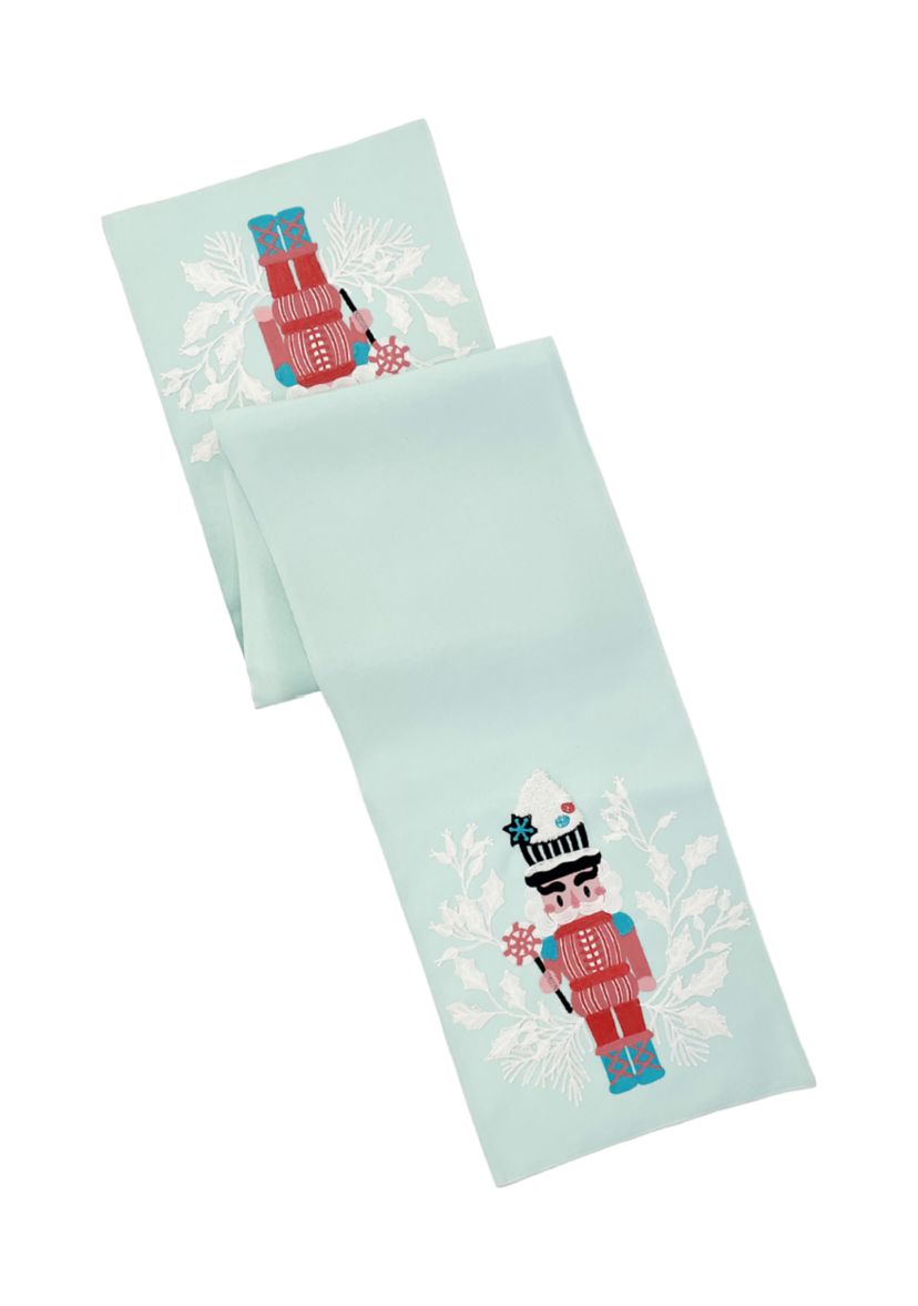 Mint Nutcracker Table Runner