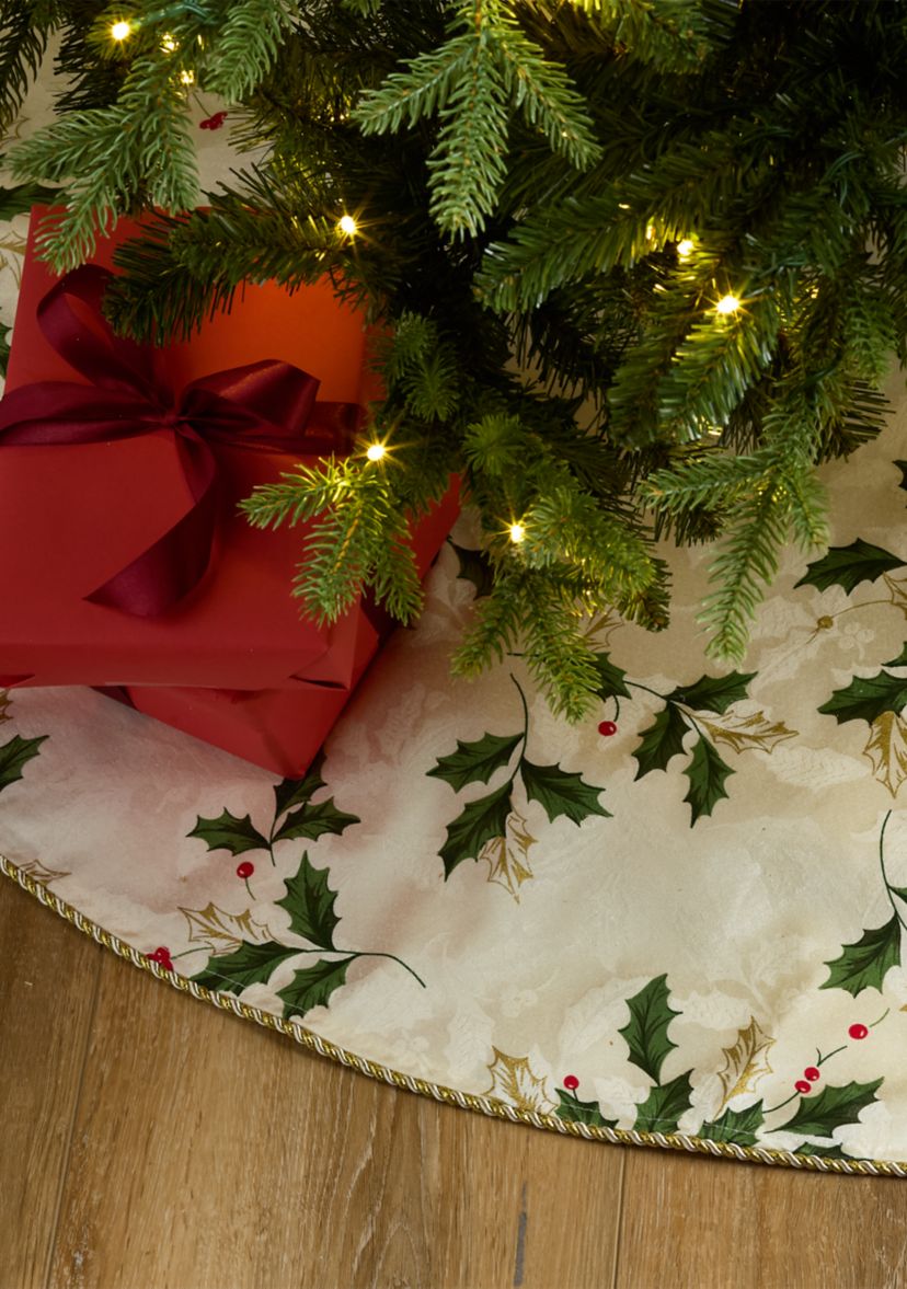 Scattered Holy Christmas Tree Skirt