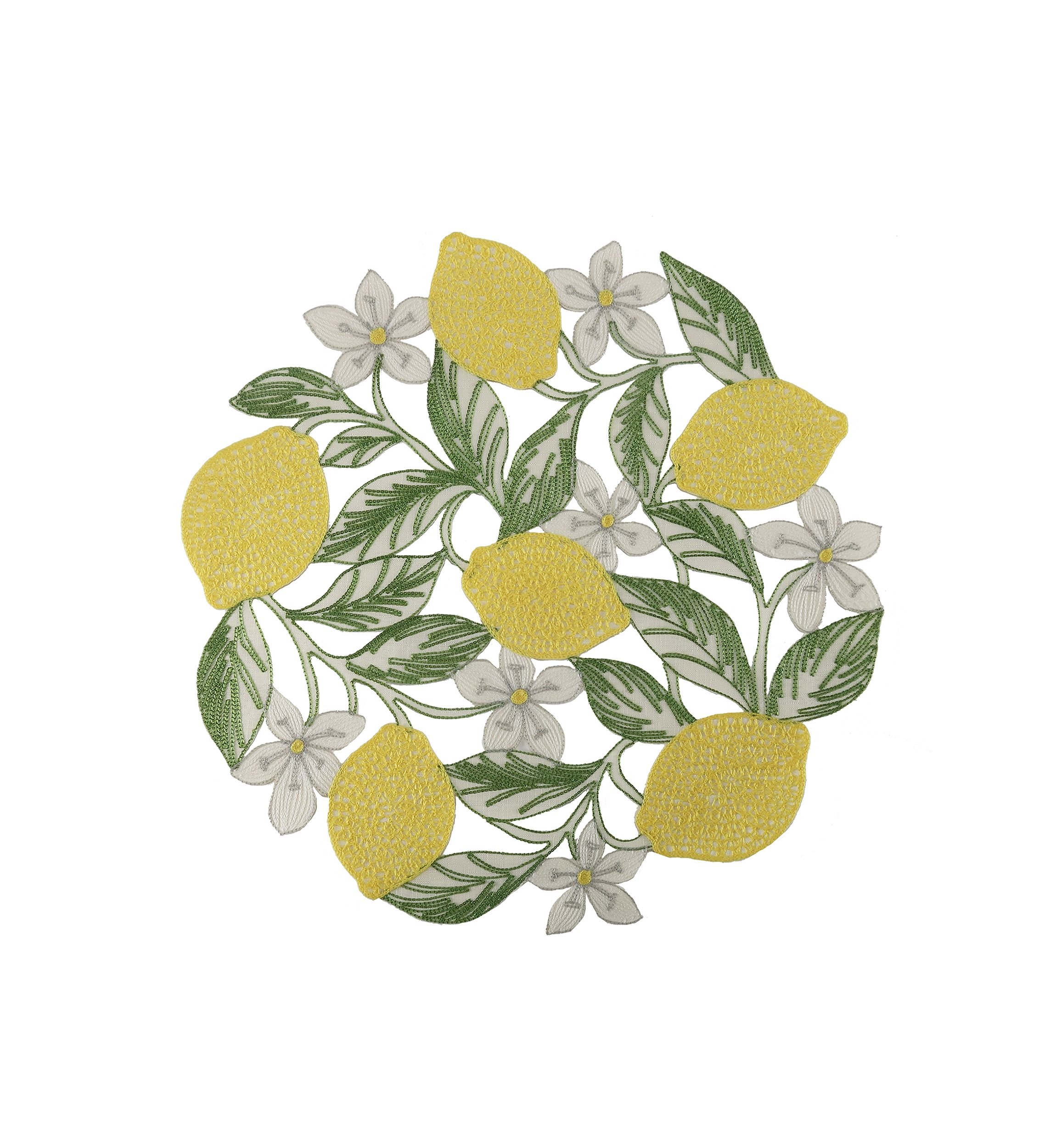  Lemon Leaves Cutout Placemat