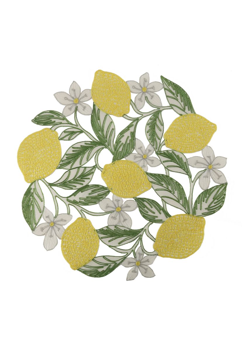  Lemon Leaves Cutout Placemat