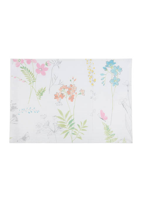 Arlee Home Fashions Inc.™ Sketchbook Floral Placemat