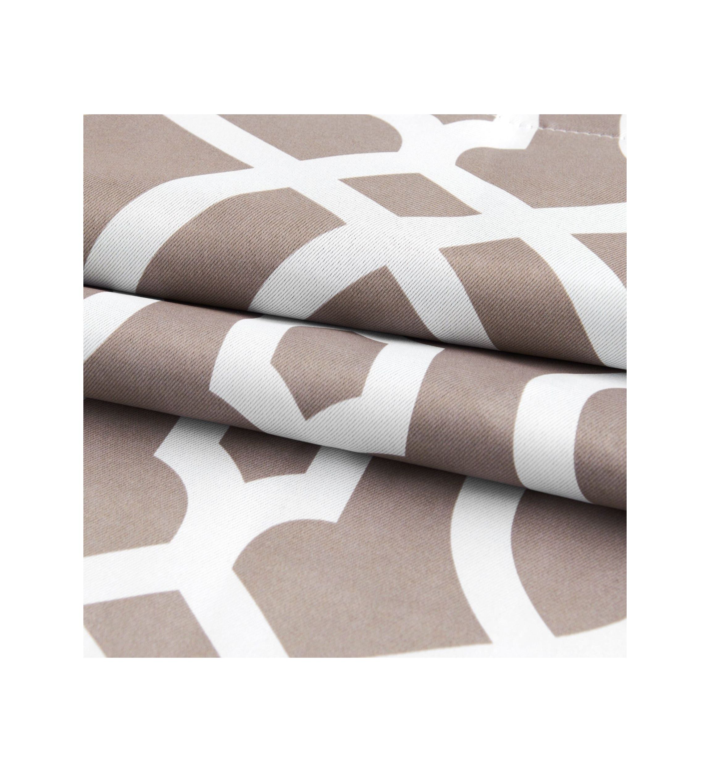 Trellis Printed Blackout Thermal Insulated Single Window Panel