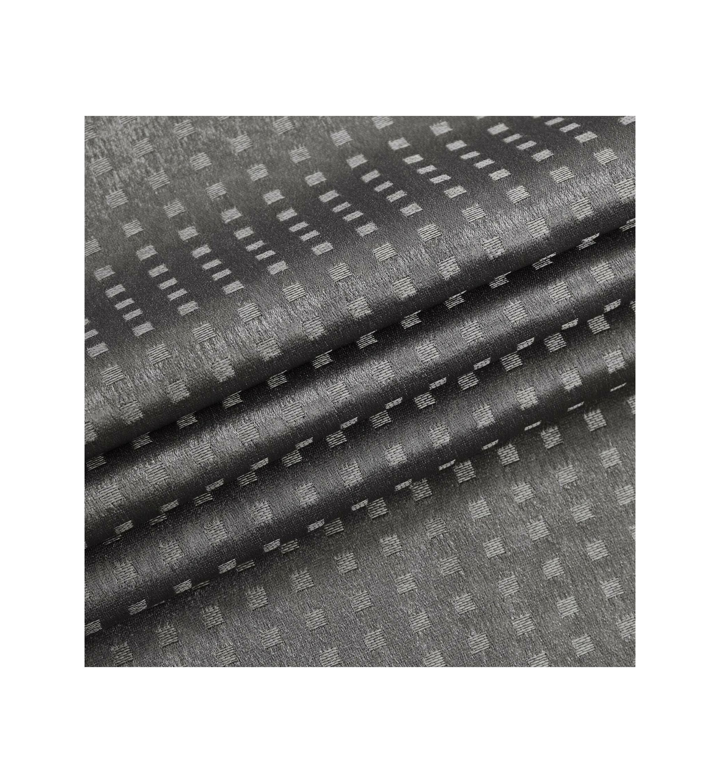 Times Square Woven Basketweave Blackout Thermal Insulated Window Panel Pair