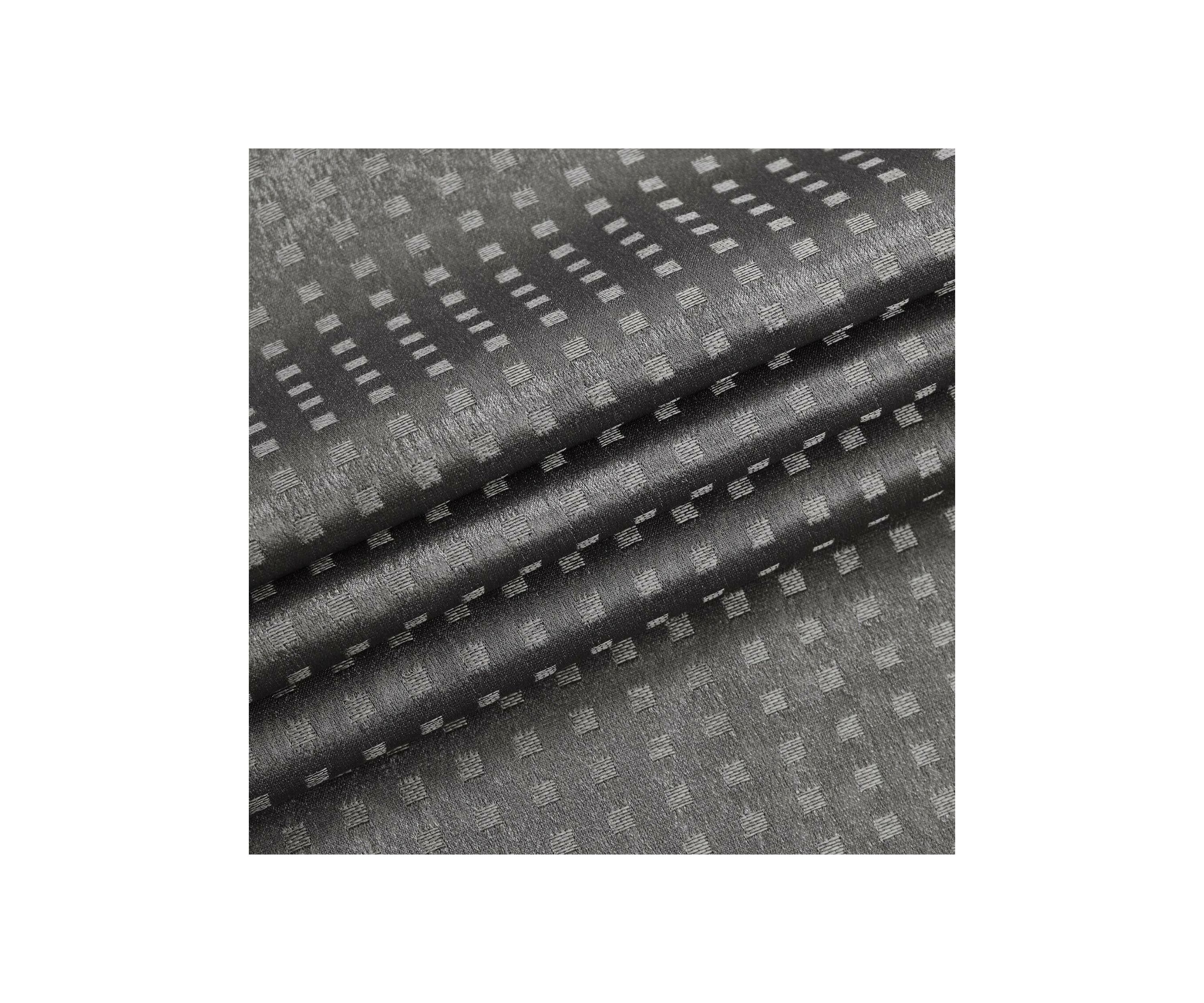 Times Square Woven Basketweave Blackout Thermal Insulated Window Panel Pair
