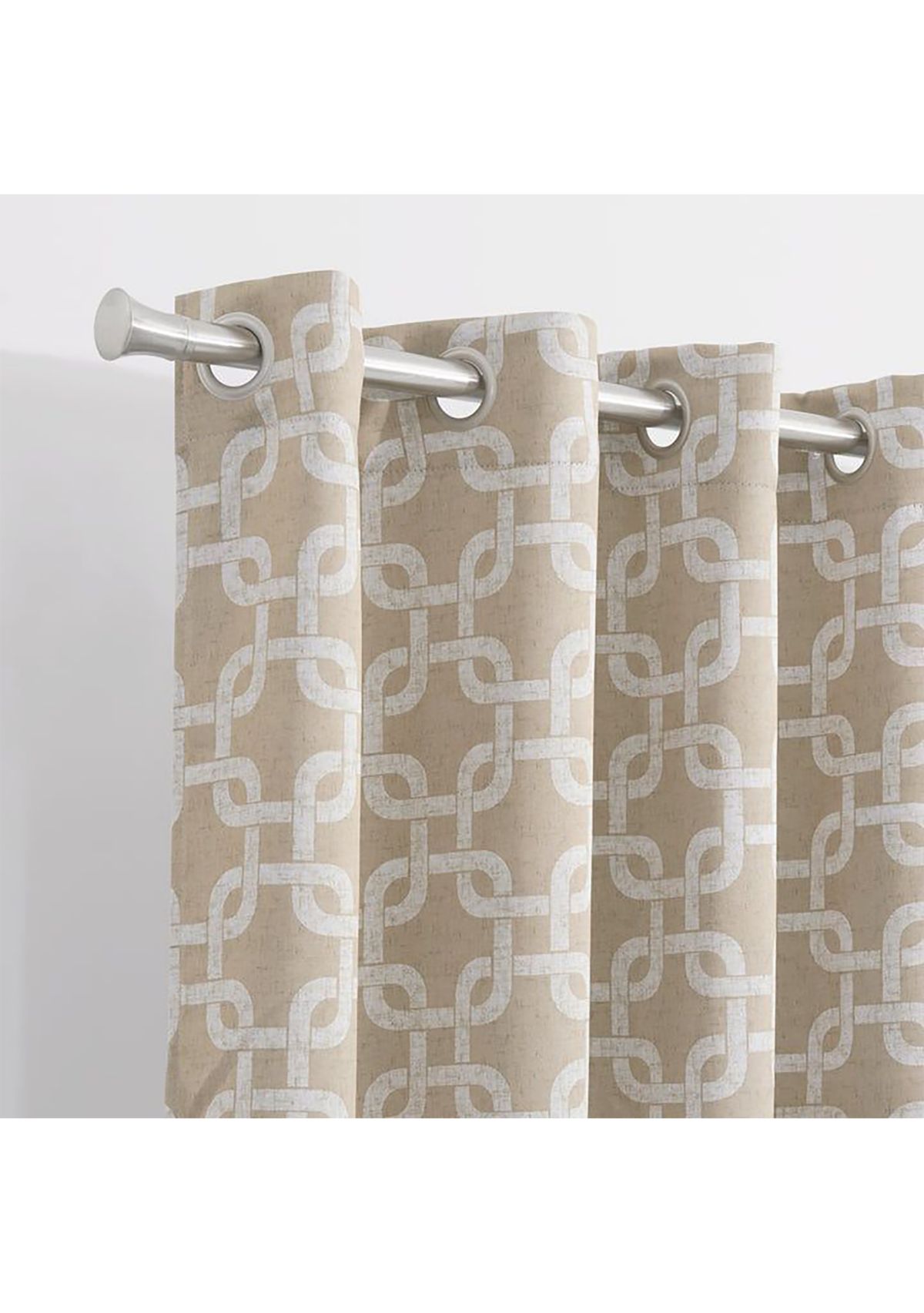 Interlock Printed Blackout Thermal Insulated Single Window Panel