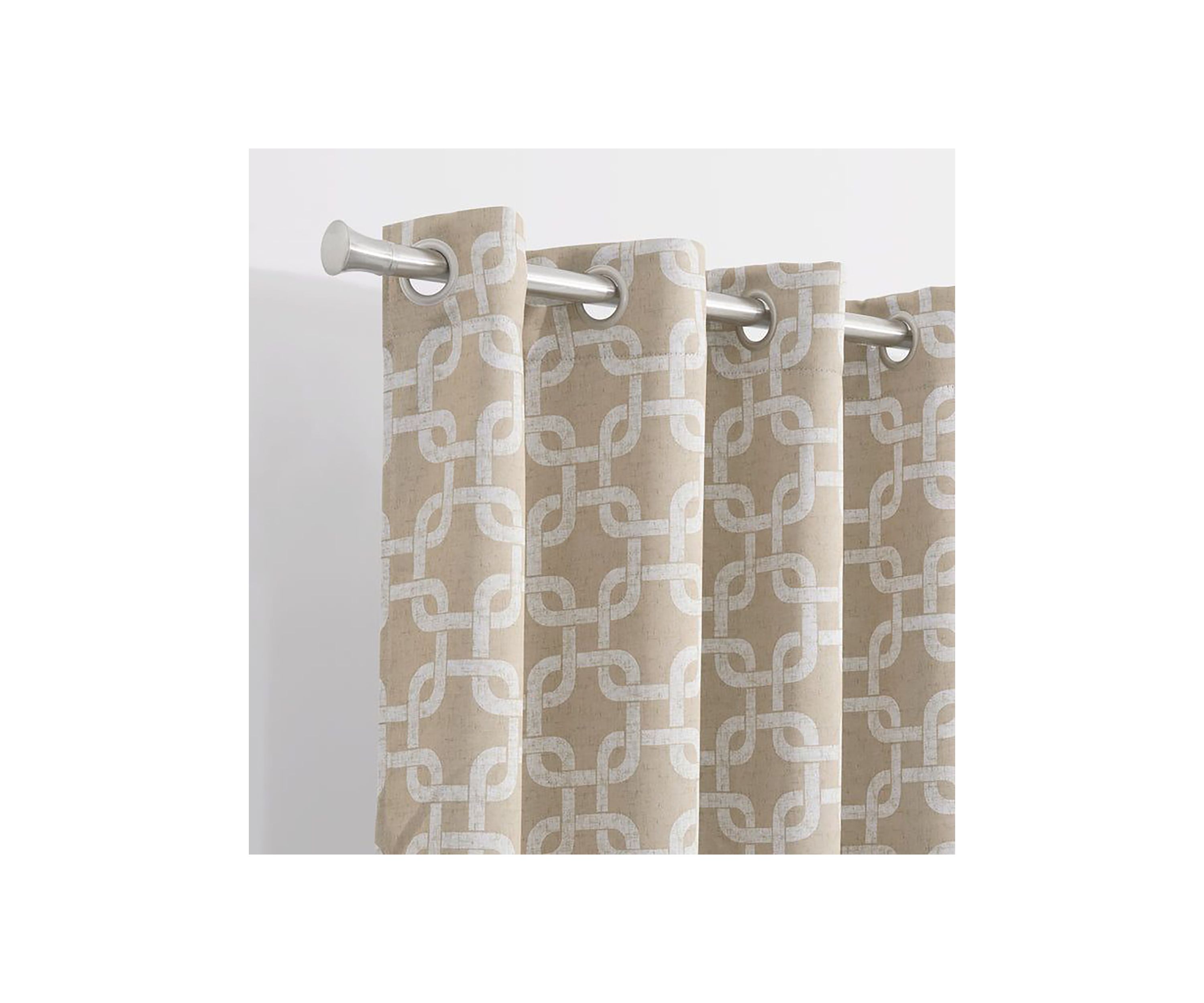 Interlock Printed Blackout Thermal Insulated Single Window Panel